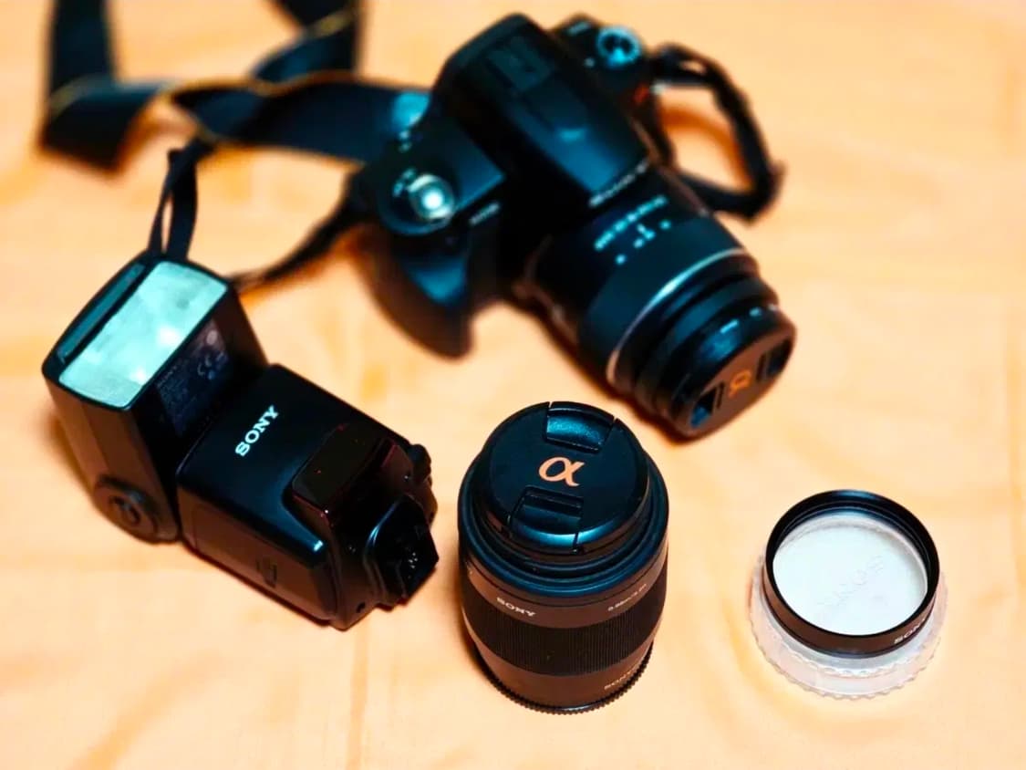 소니 Alpha a230 DSLR 카메라 풀세트 상품이미지2