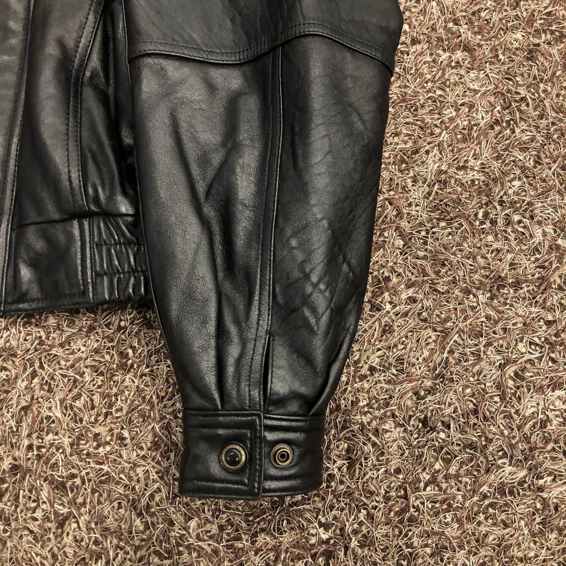 빈티지 양가죽 봄버 레더 가죽 자켓 상품이미지3