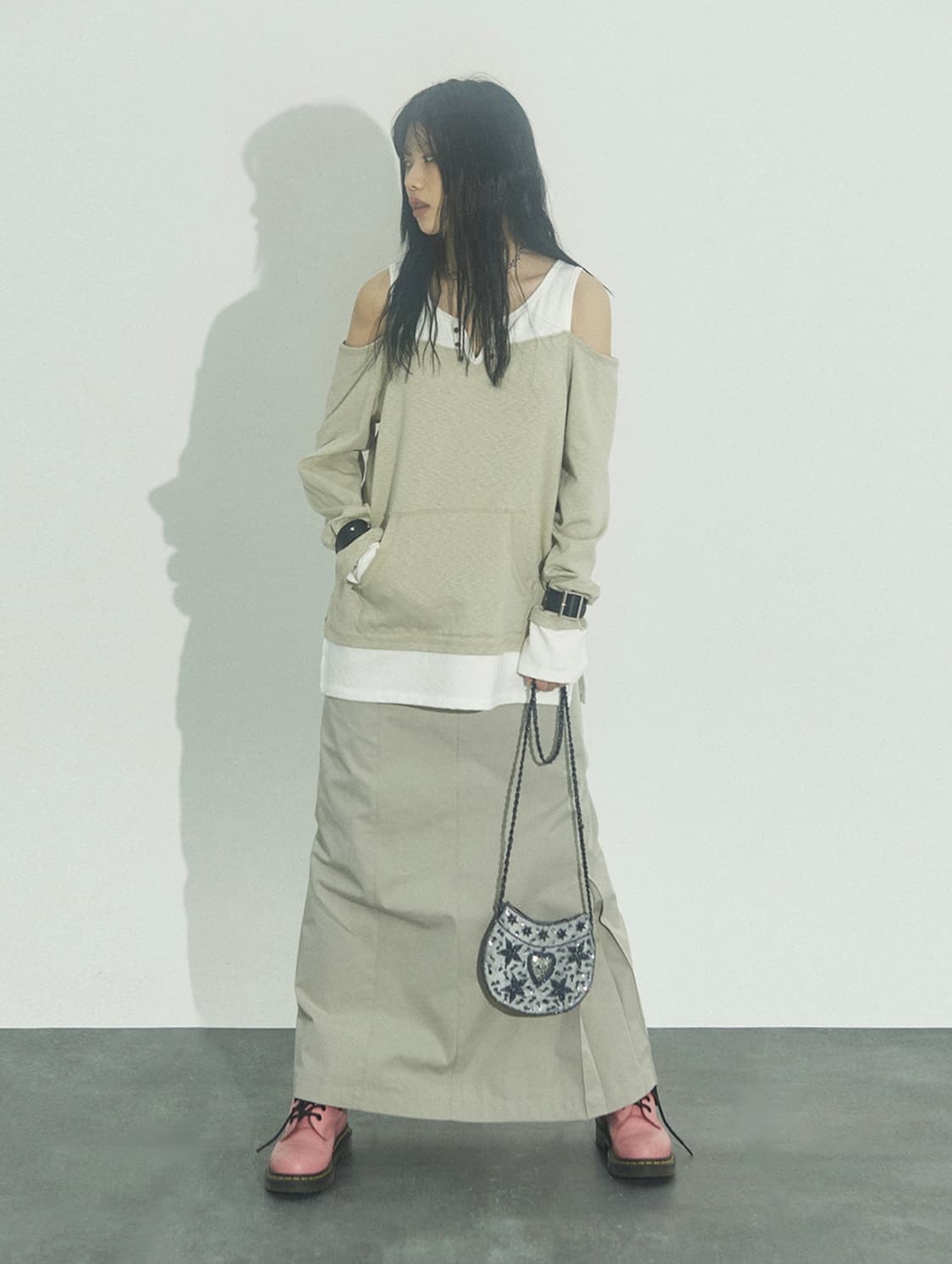 스틸레써디 맥시 롱 스커트 상품이미지1