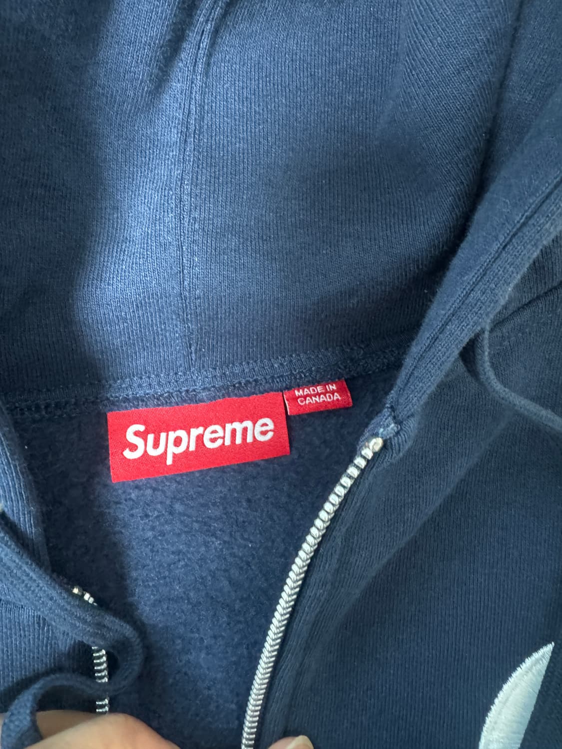 슈프림 s 로고 후드집업 L 24fw 상품이미지3