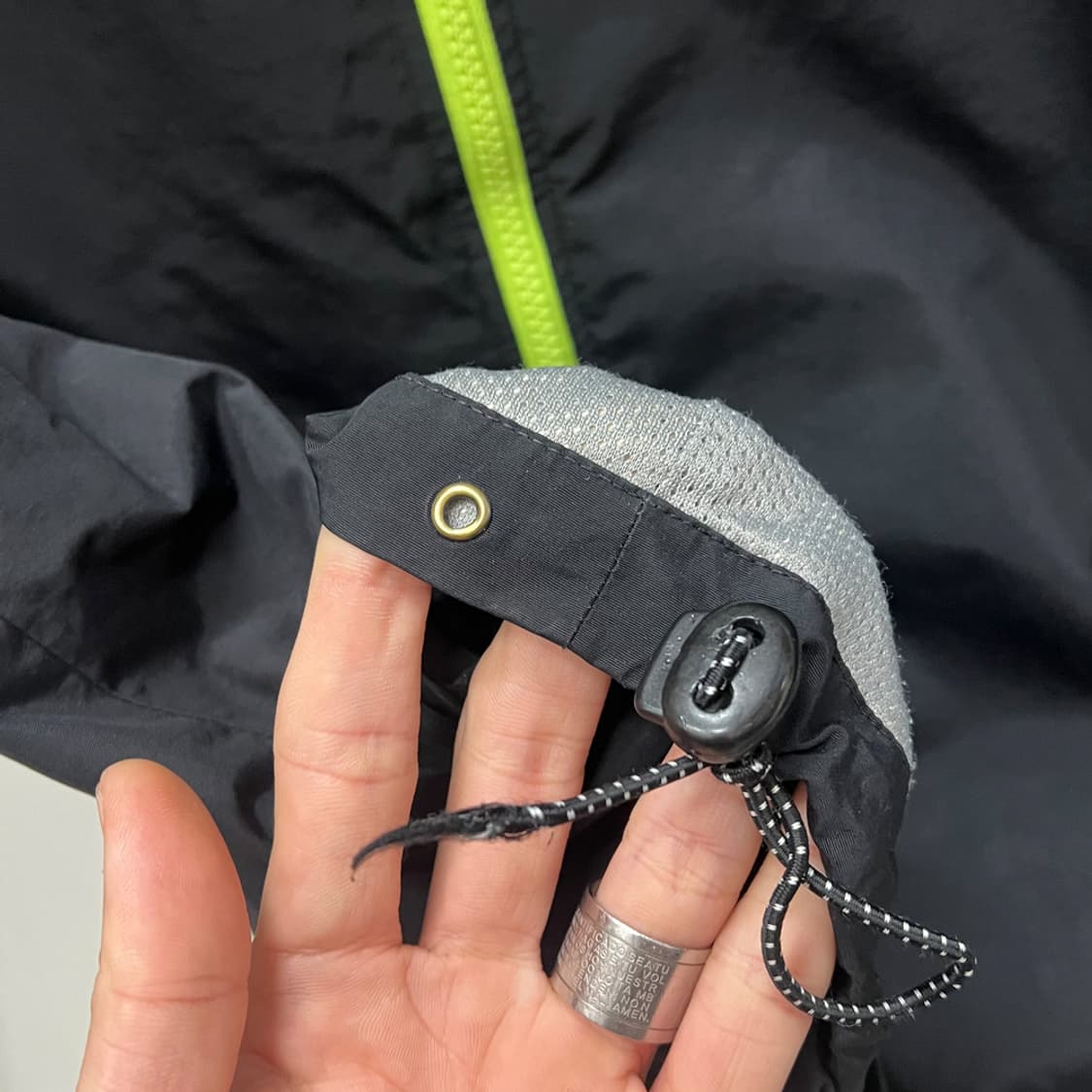 Arai 아라이 구형 블랙 형광 바람막이 라이더 자켓 L 상품이미지7