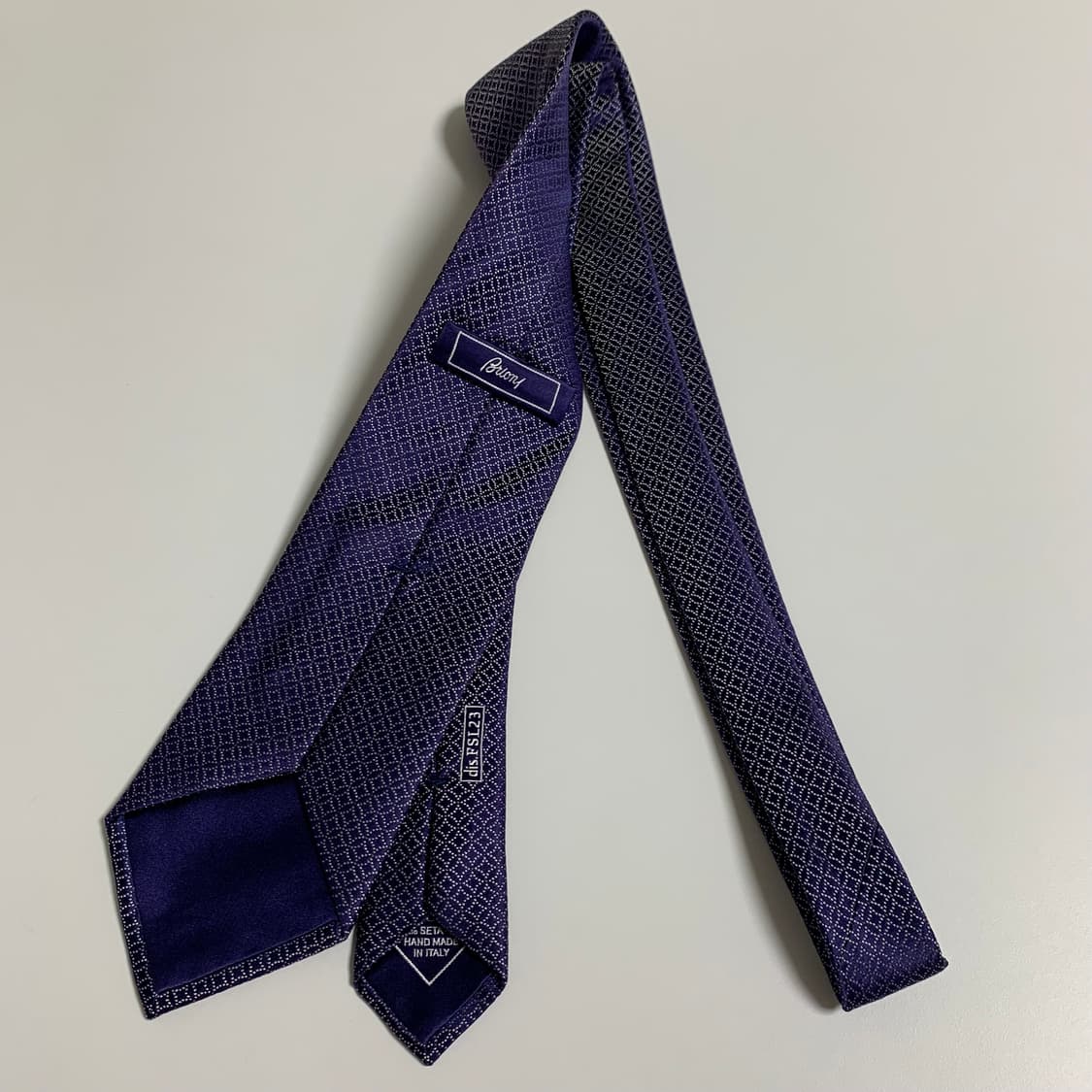 브리오니(Brioni) 새상품급 명품 고급정장 이태리 클래식넥타이 상품이미지10