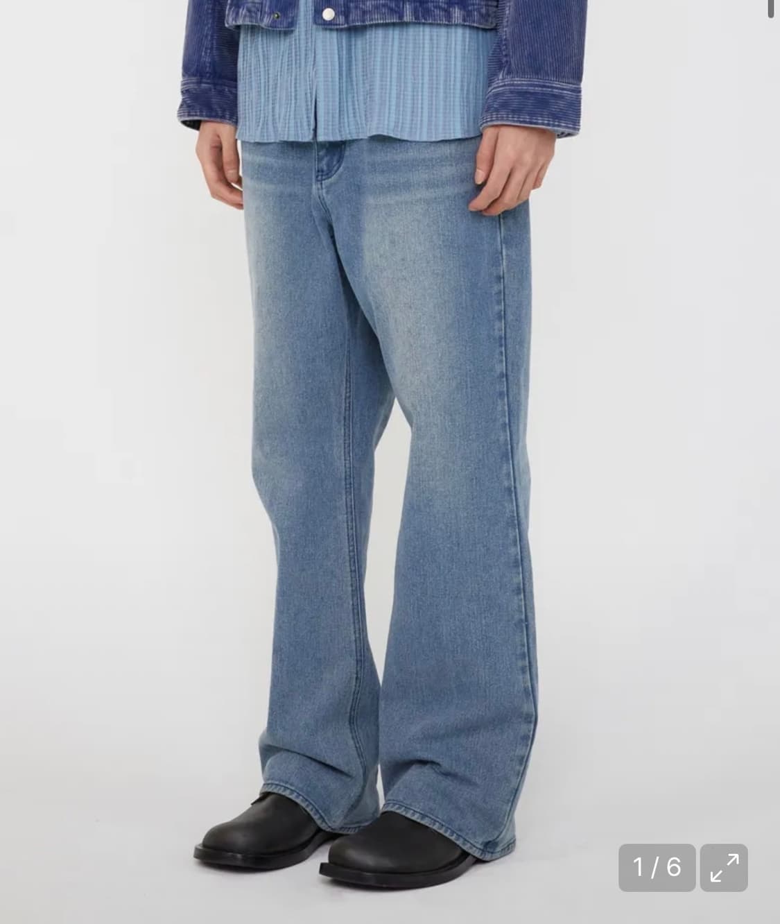 일꼬르소 플레어데님팬츠 블루  상품이미지1