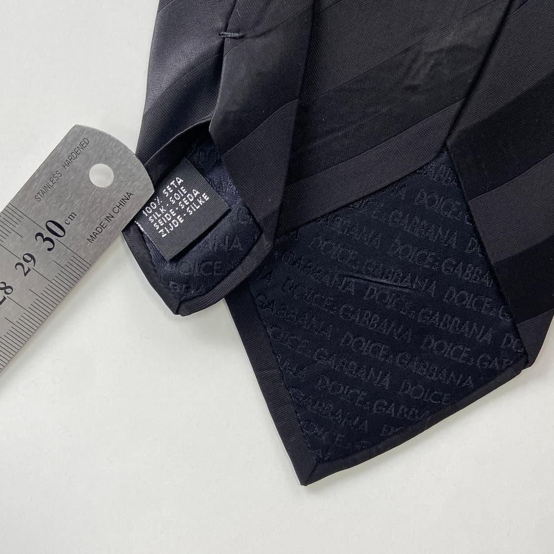 돌체 앤 가바나 (D&G) 명품 정품 블랙 넥타이 상품이미지6