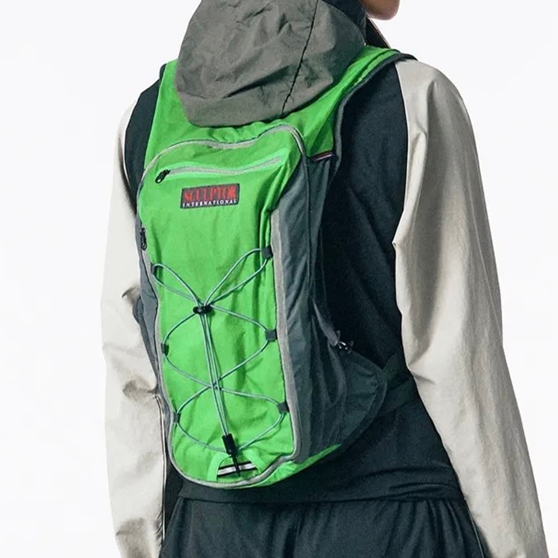 스컬프터 나일론 백팩 애시드그린 상품이미지1