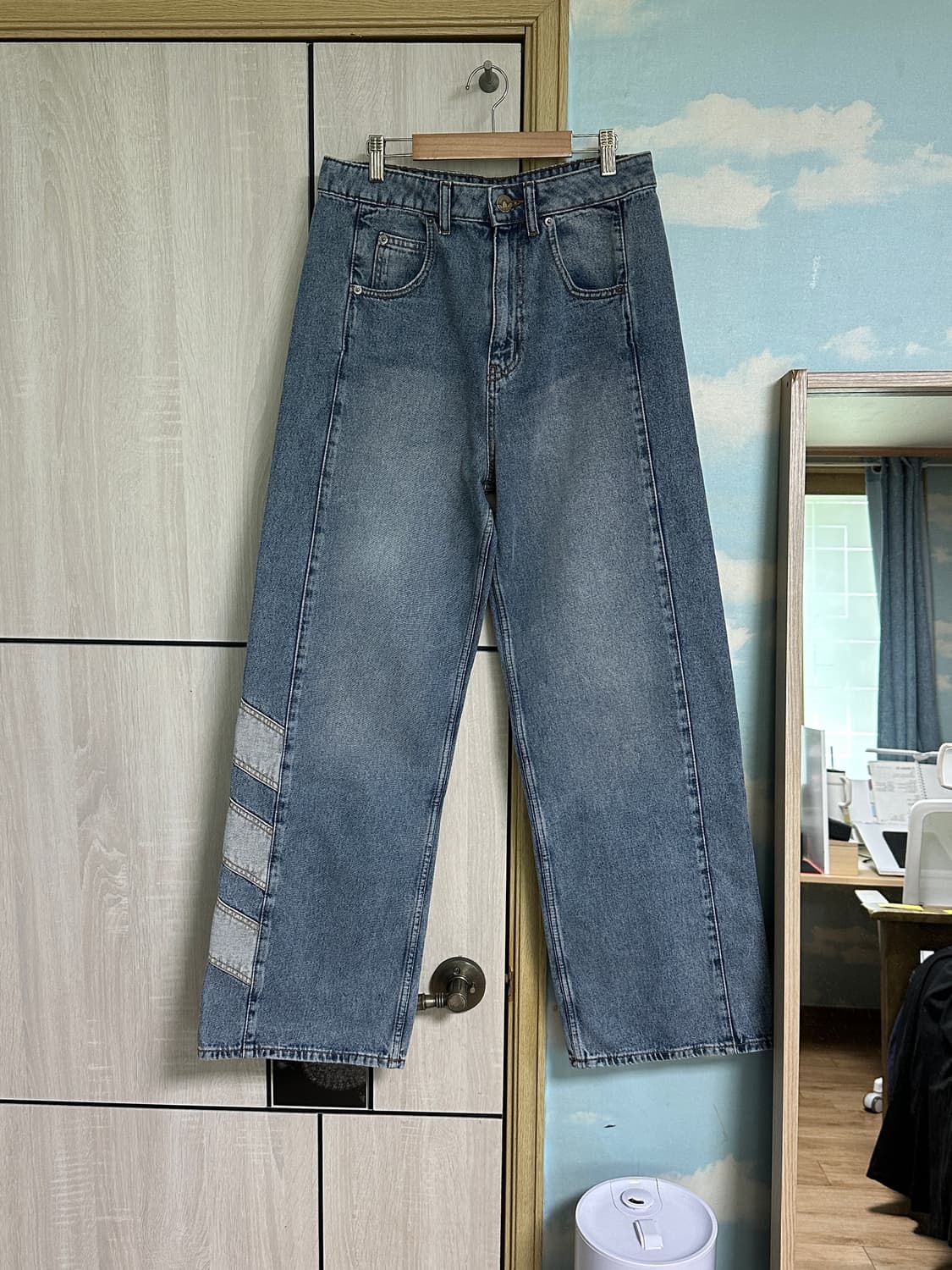 (새상품/30) 아디다스 데님 팬츠 상품이미지2