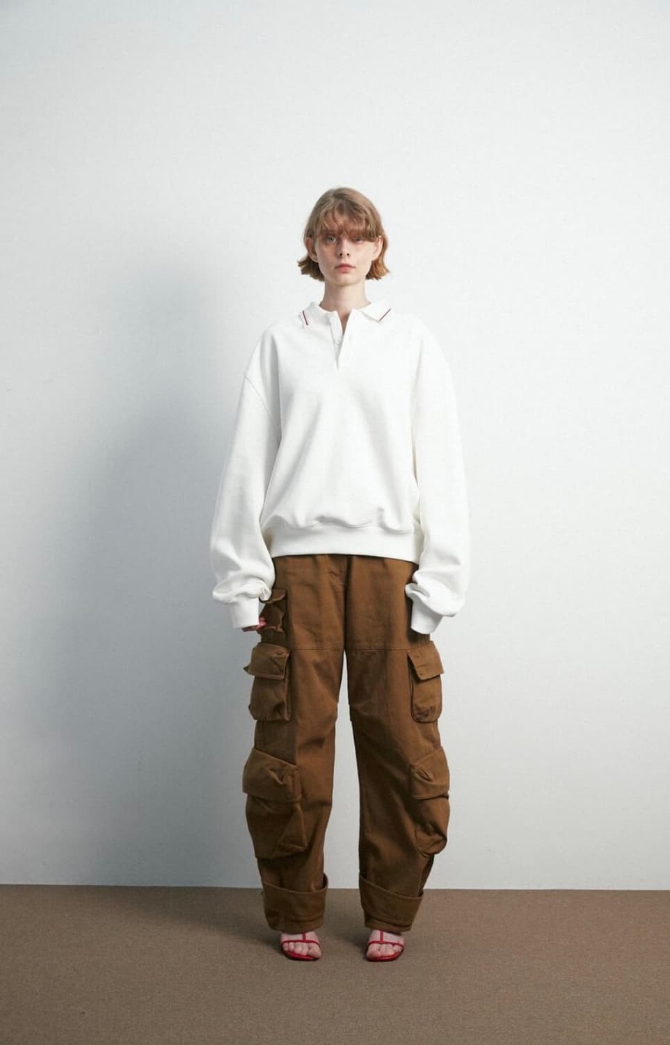 문선 Bitte Big Pocket Cargo Pants / Carame 상품이미지2