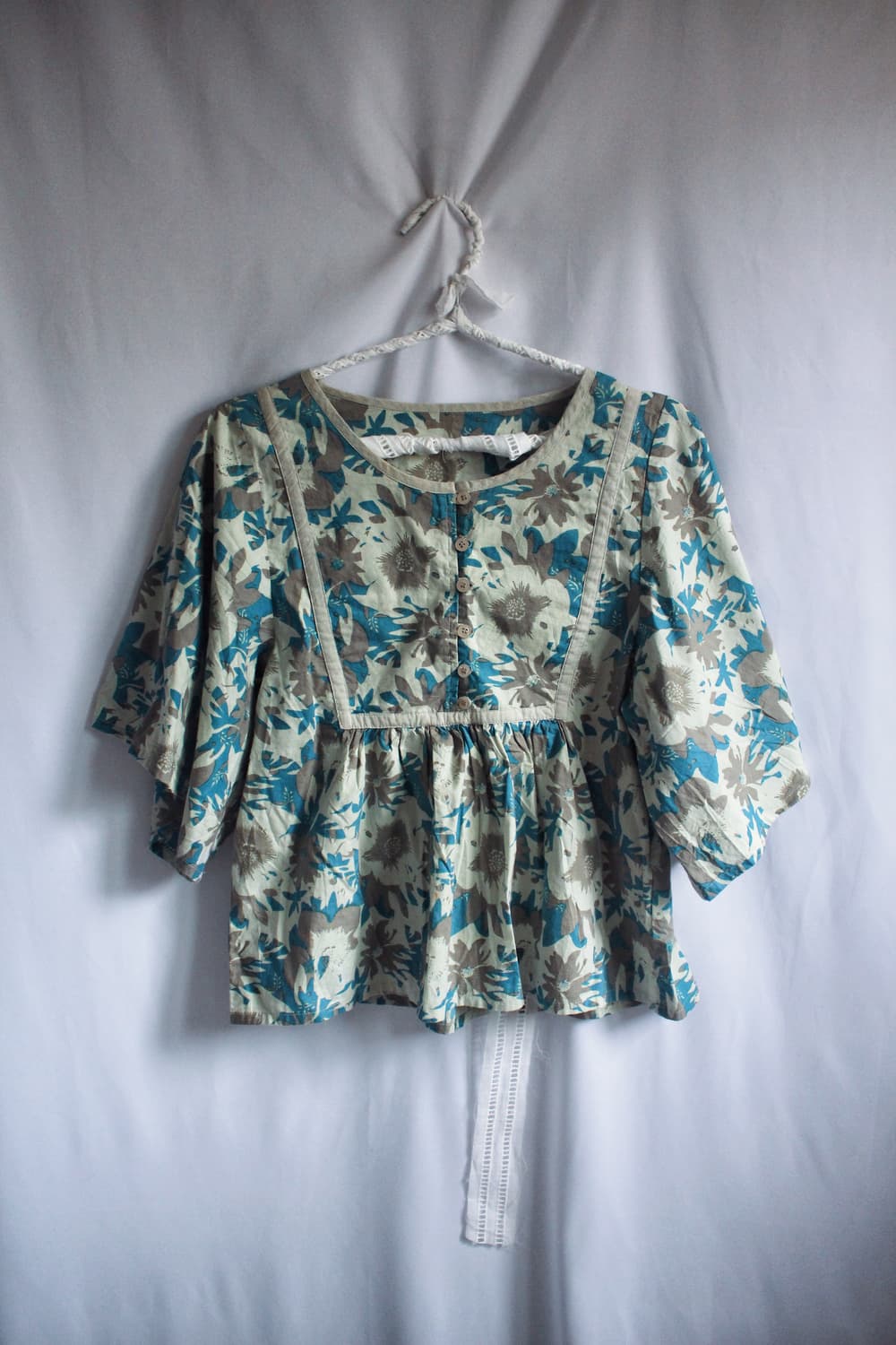 matcha- flower oriental top 상품이미지4