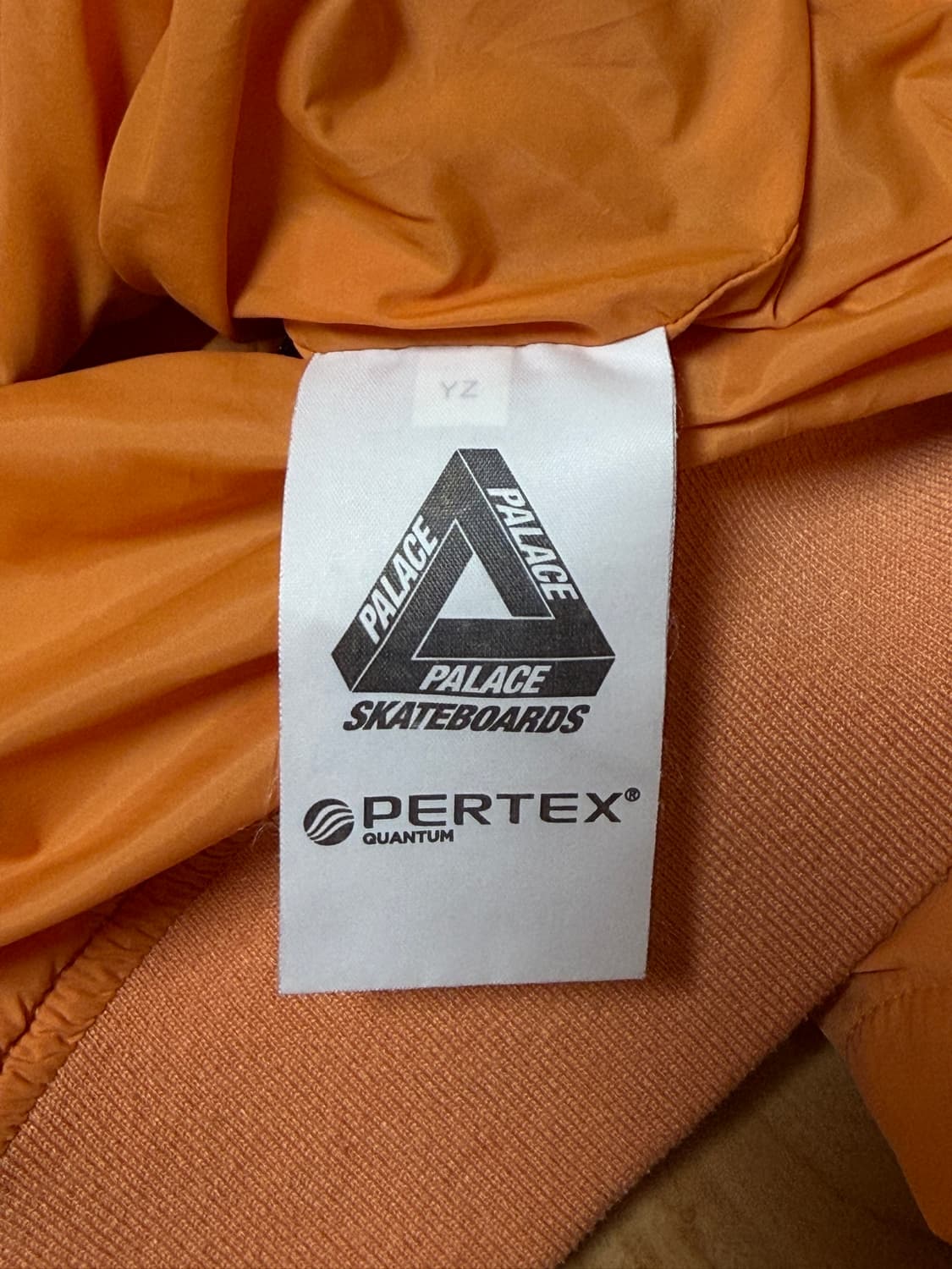 [L] 팔라스 PERTEX 퀼팅 후드 자켓 오렌지 상품이미지3