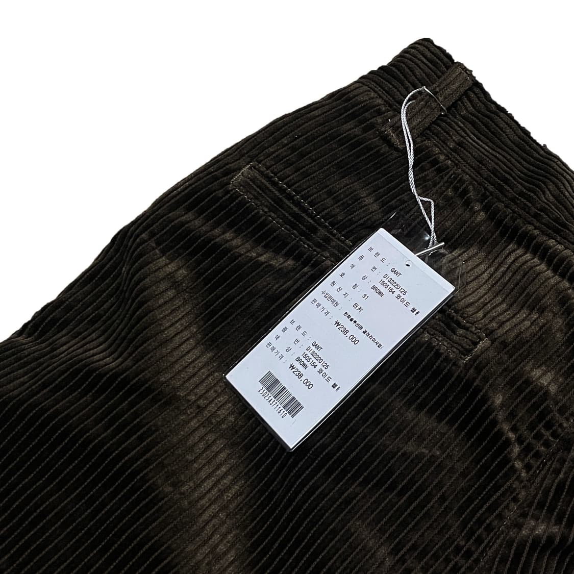 GANT 간트 코듀로이 골덴 바지 상품이미지5