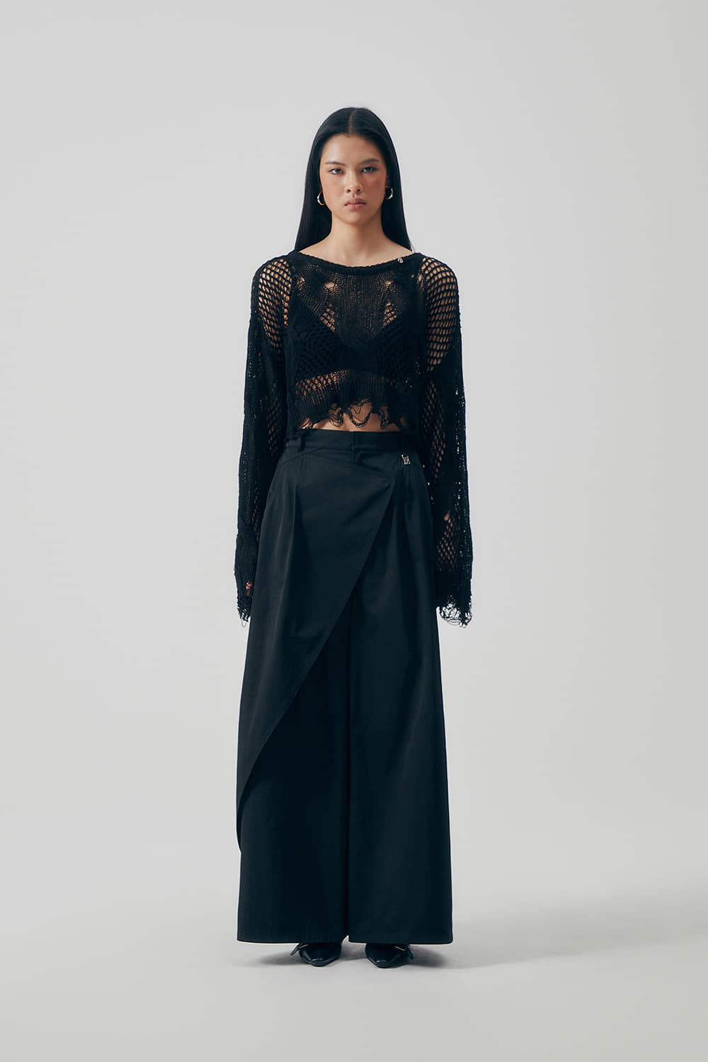 트리밍버드 크롭 니트 상품이미지3