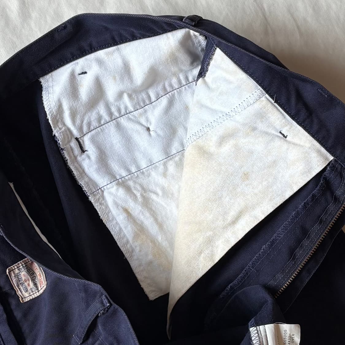 [33-34] 80s USA 폴로 랄프로렌 투턱 치노팬츠 상품이미지7