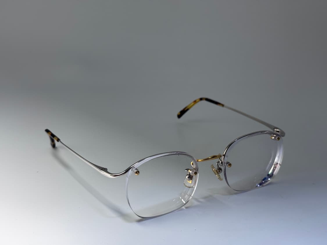 백산안경 티탄 투포인트 무테 안경 0067 상품이미지5