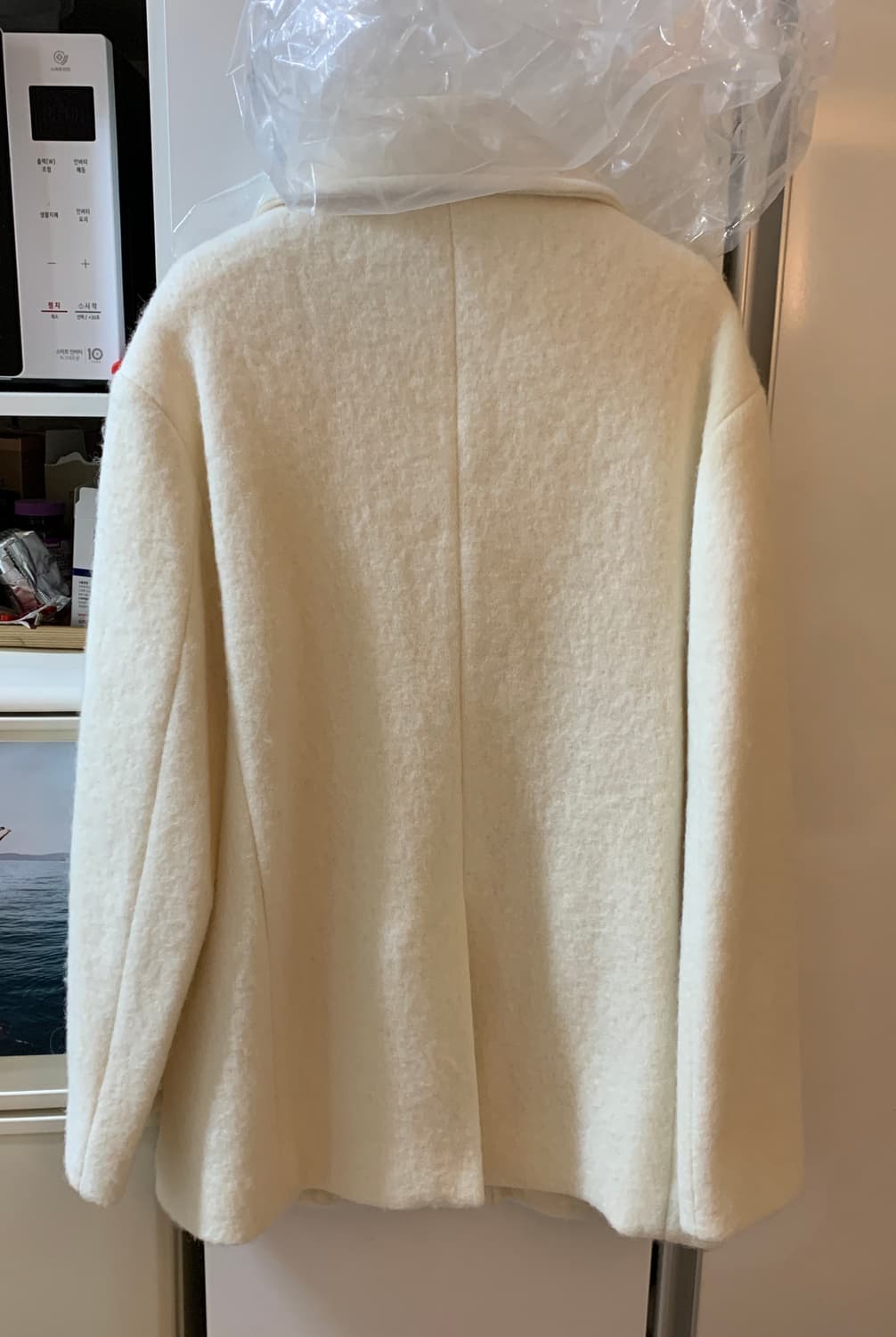 Leeds 리즈 클로티 알파카 하프 코트(아이보리) 상품이미지7