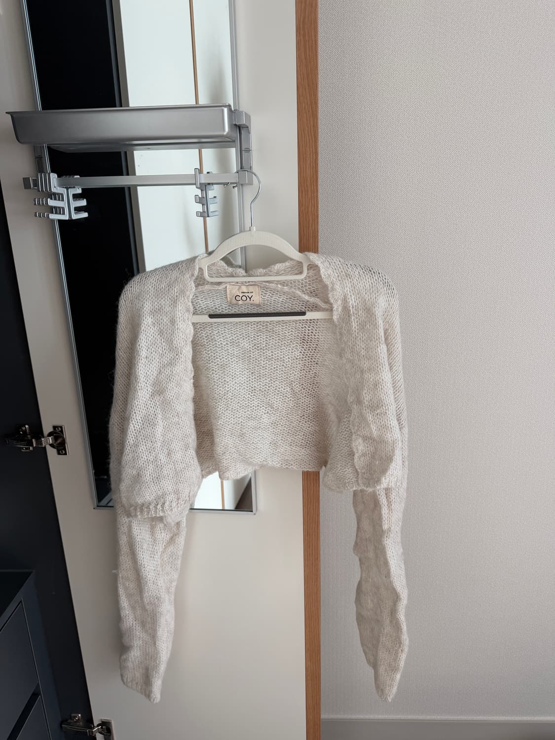 베이지 볼레로 가디건 상품이미지1