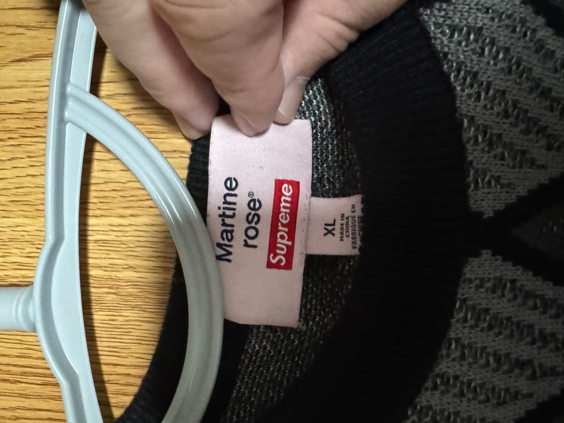 슈프림 마틴로즈 스웨터 블랙 XL 상품이미지7