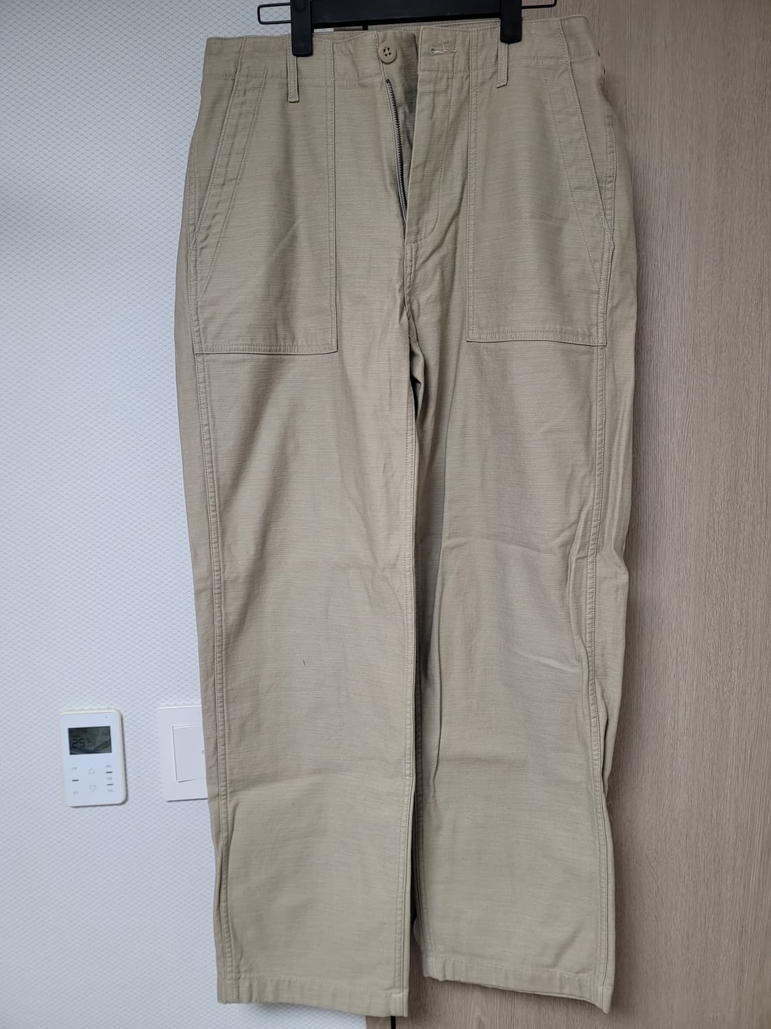 [31] 일괄3장 무신사스탠다드 퍼티그 팬츠 검정,카키,베이지 무탠다드 상품이미지3