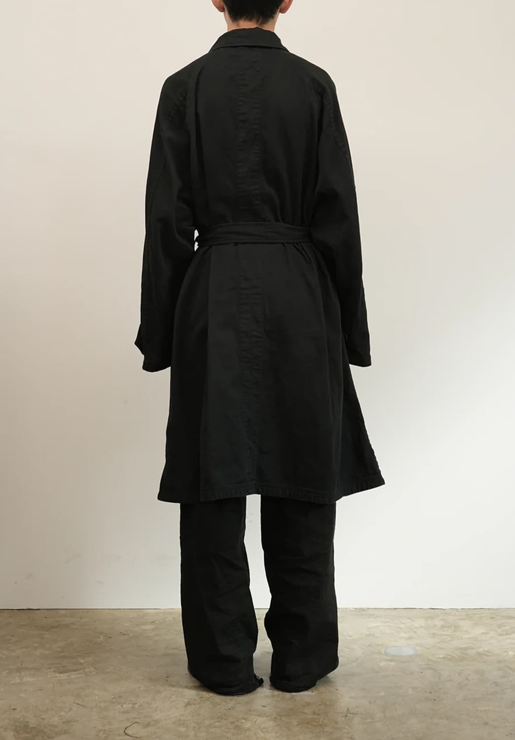 Ancellm Drill Balmacaan Coat  상품이미지4