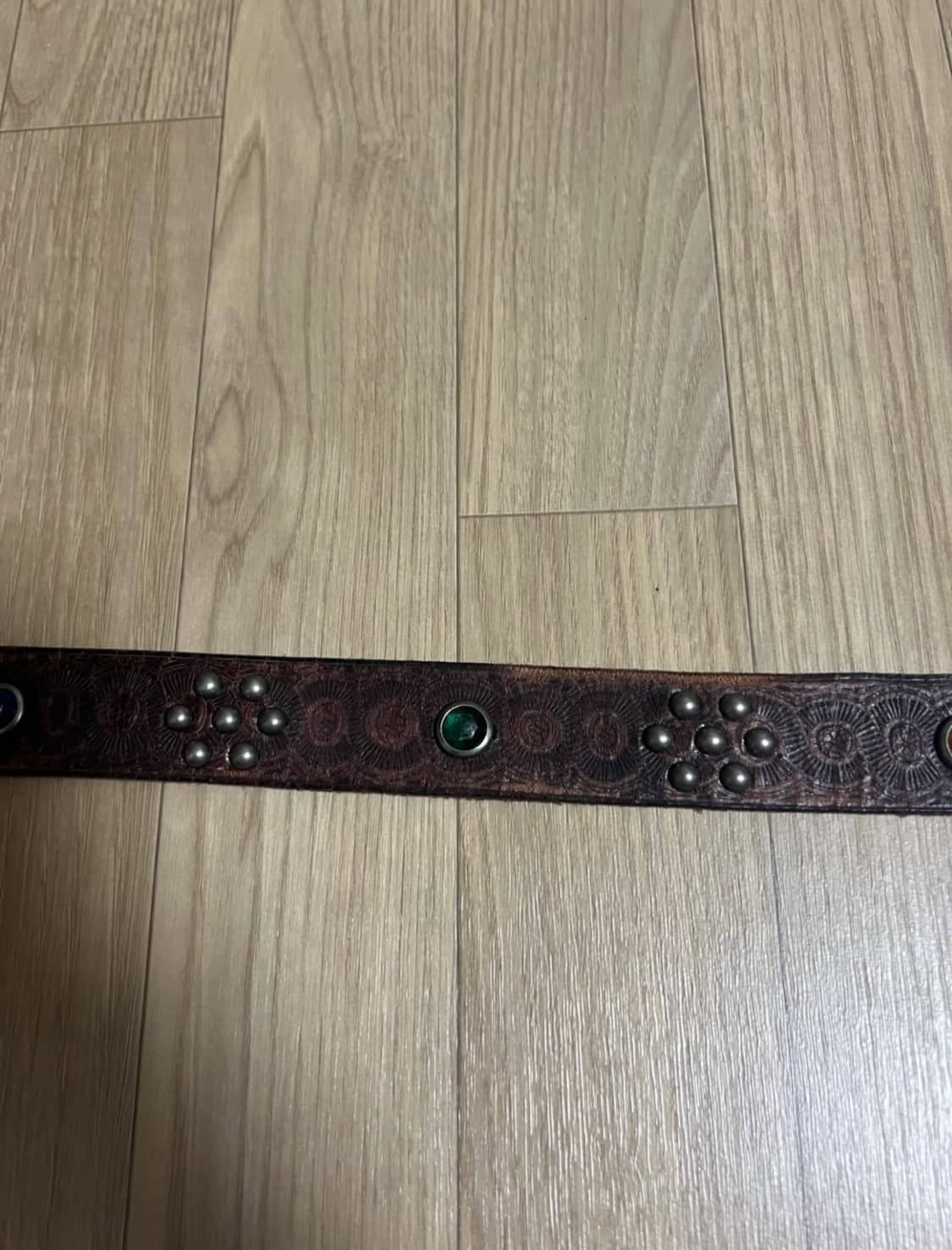 RRL 더블알엘 라스코 스터드 레더 벨트 30 상품이미지5