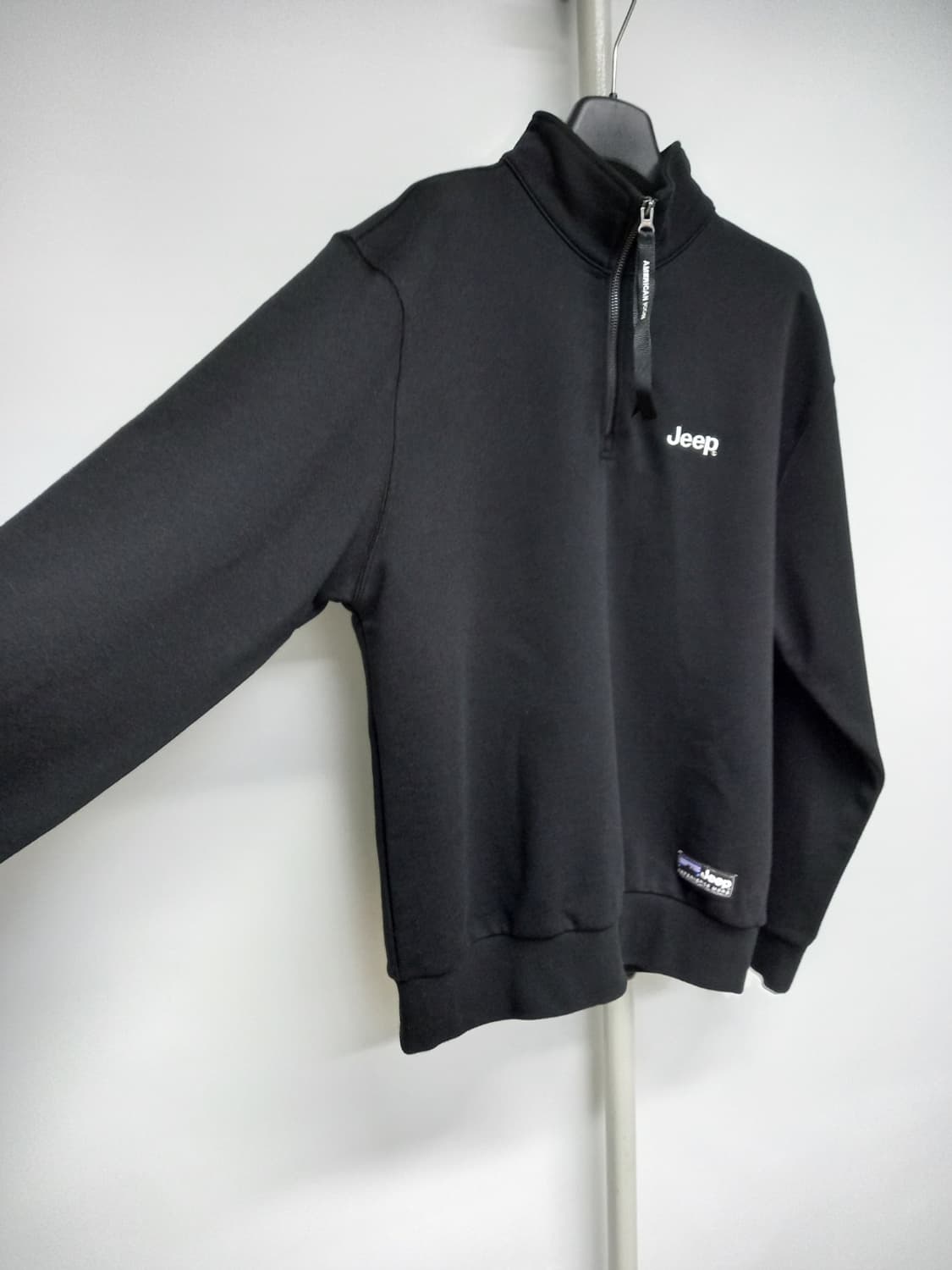 새 JEEP 지프 남성 춘추동 하프집업 맨투맨 S 90.95 상품이미지4