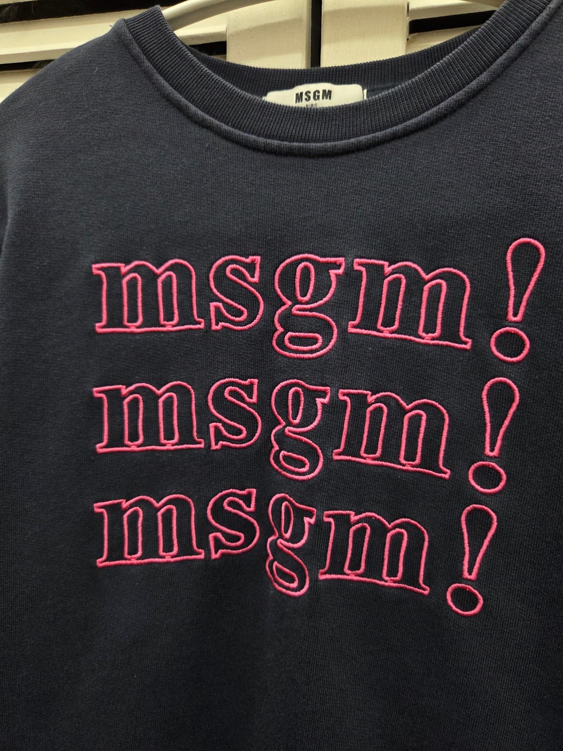 MSGM 키즈 셔링 맨투맨 상품이미지2