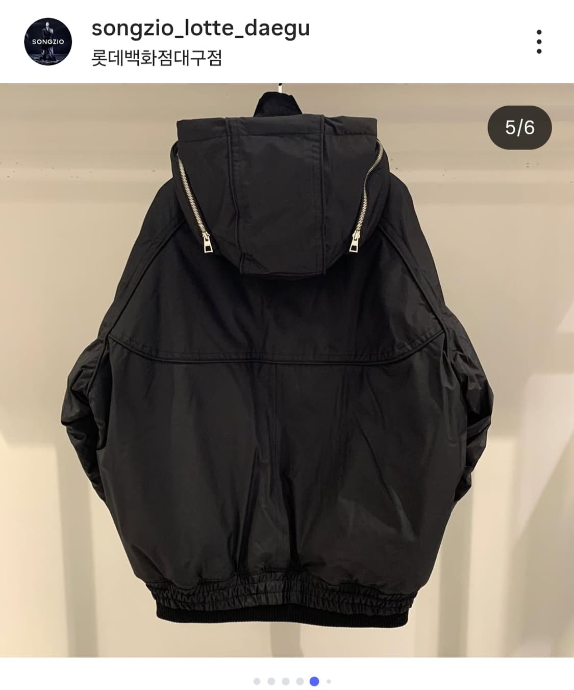 송지오 22FW 와이드 포켓후드 패딩 상품이미지5