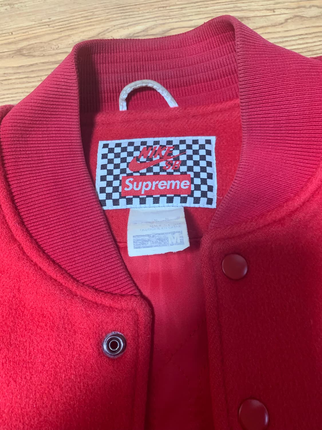 슈프림 나이키 슈나장 바시티 자켓 점퍼 스타장 상품이미지4