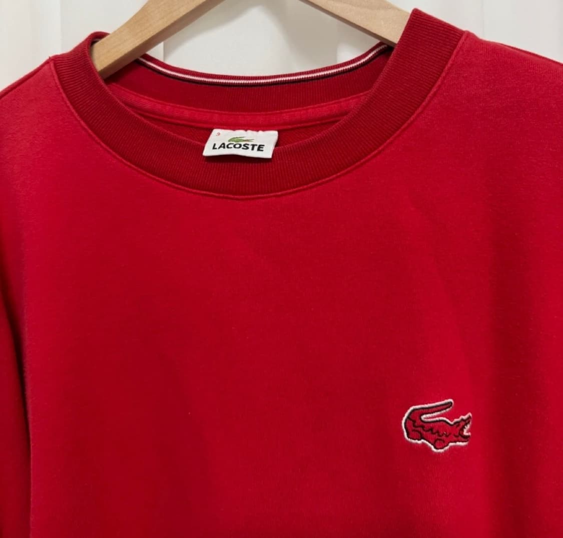 라코스테 레드 맨투맨 상품이미지7