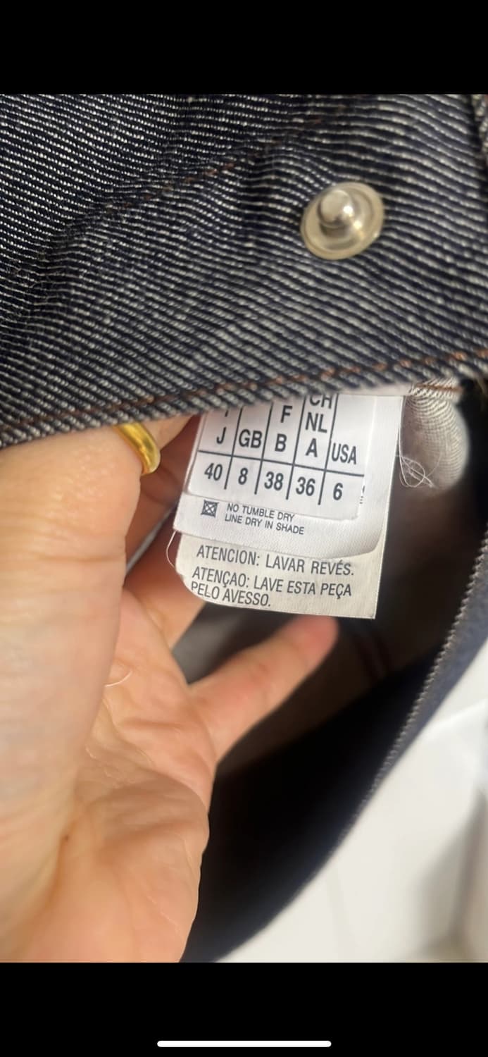 막스마라 (iBLUES CLUB )데님 자켓 40사이즈 55,66사이즈  상품이미지3