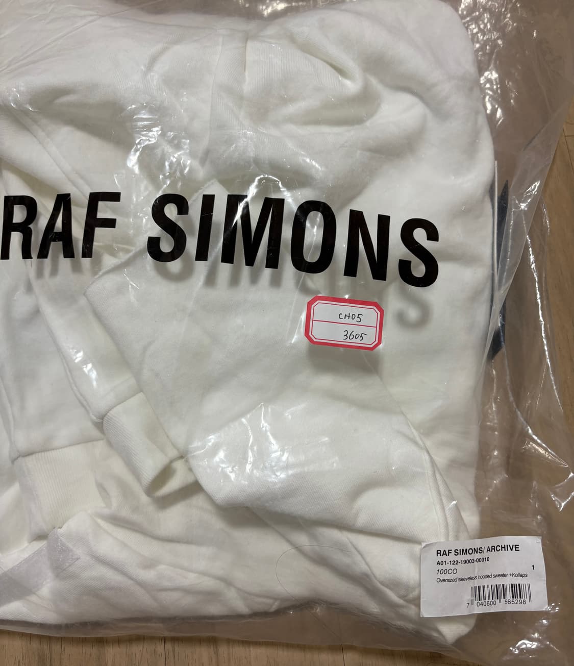 라프시몬스 아카이브 리덕스 kollaps 후디 상품이미지3