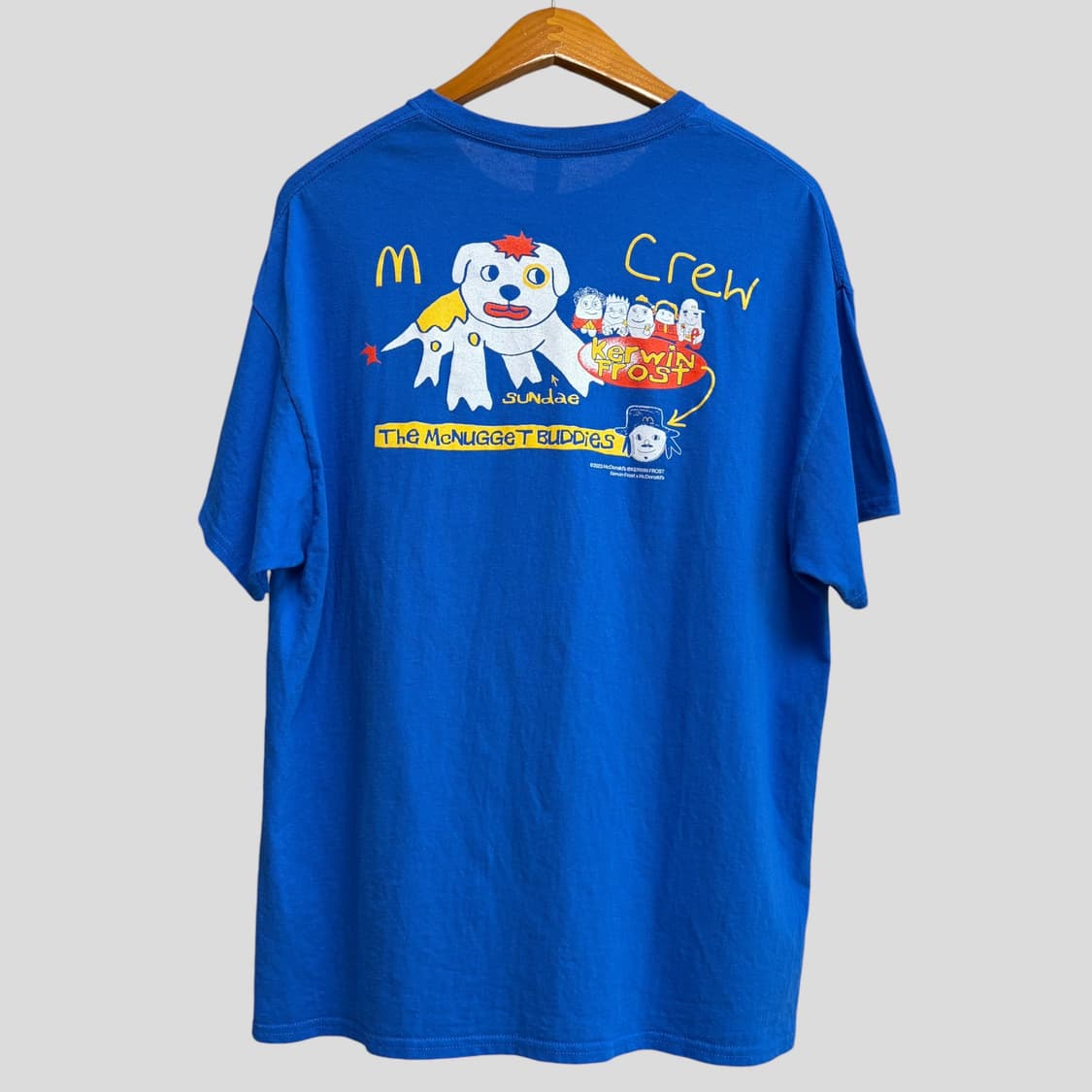 (XL)맥도날드 커윈 프로스트 맥너겟 크루 반팔티셔츠 상품이미지1