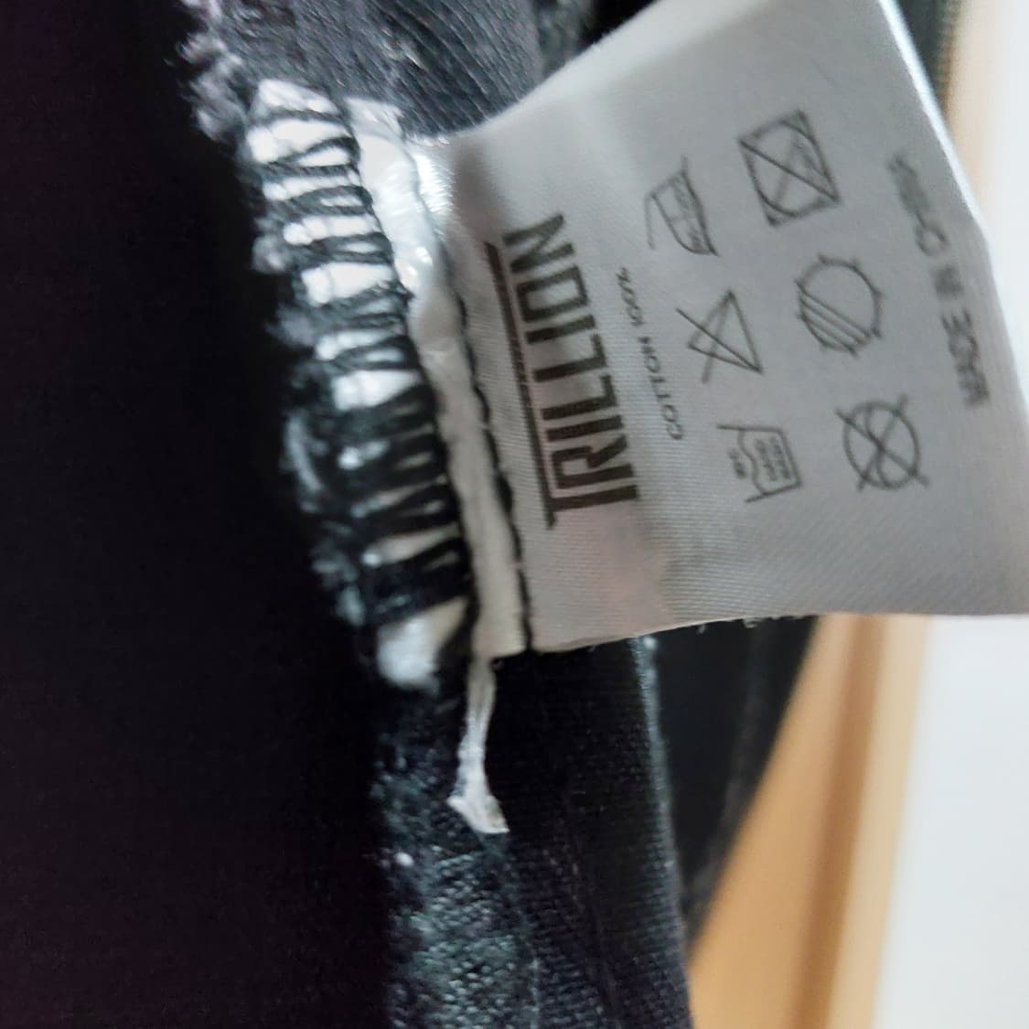 트릴리온 페이드 워싱 바이커 크롭 흑청 펑크 데님자켓 상품이미지6