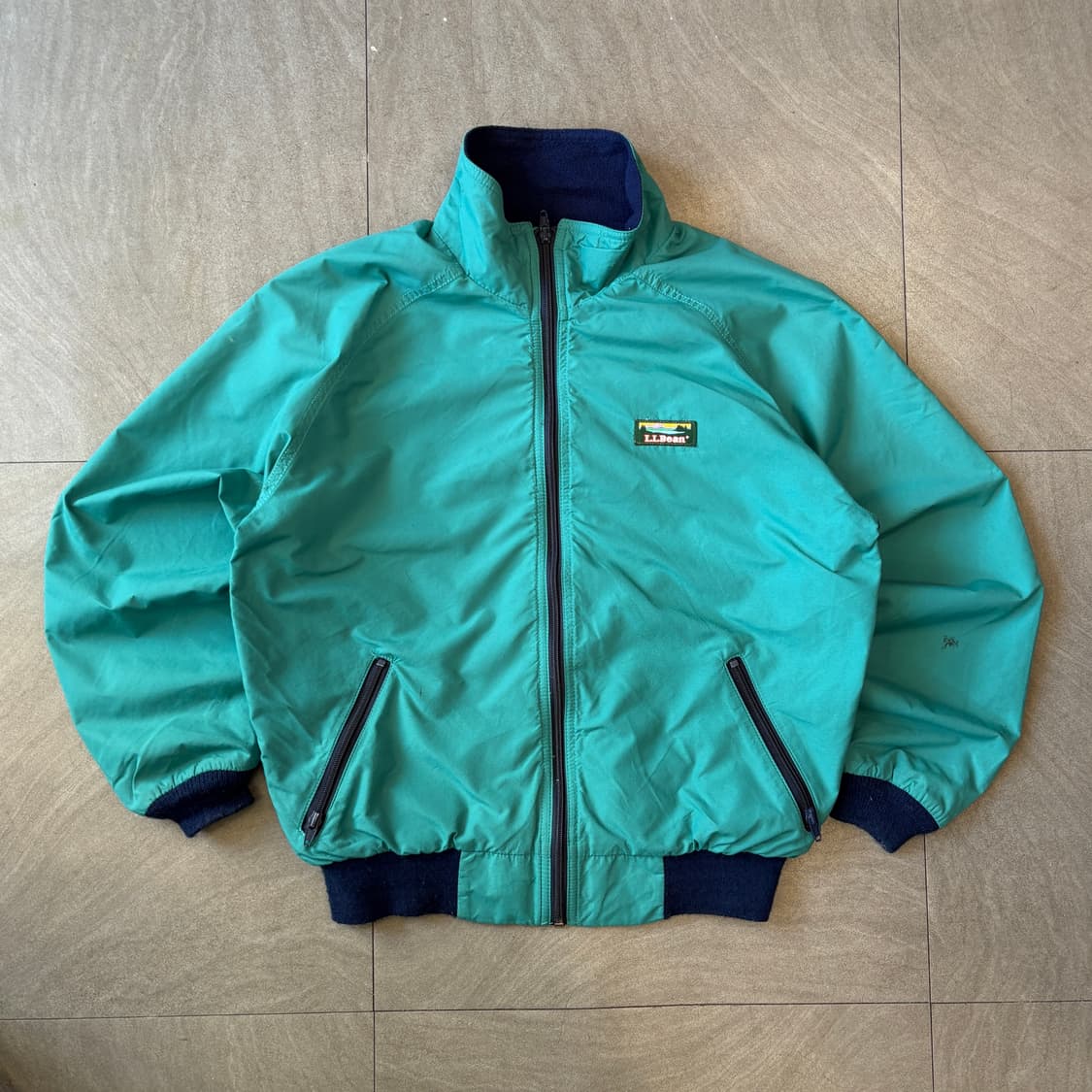 90s L.L.bean 90년대 엘엘빈 청록 컬러 쓰리 시즌 웜업 자켓 상품이미지1