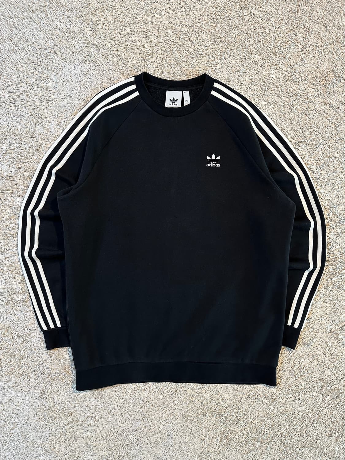 아디다스 ADIDAS 파이어버드 스포티 맨투맨 블랙 상품이미지1