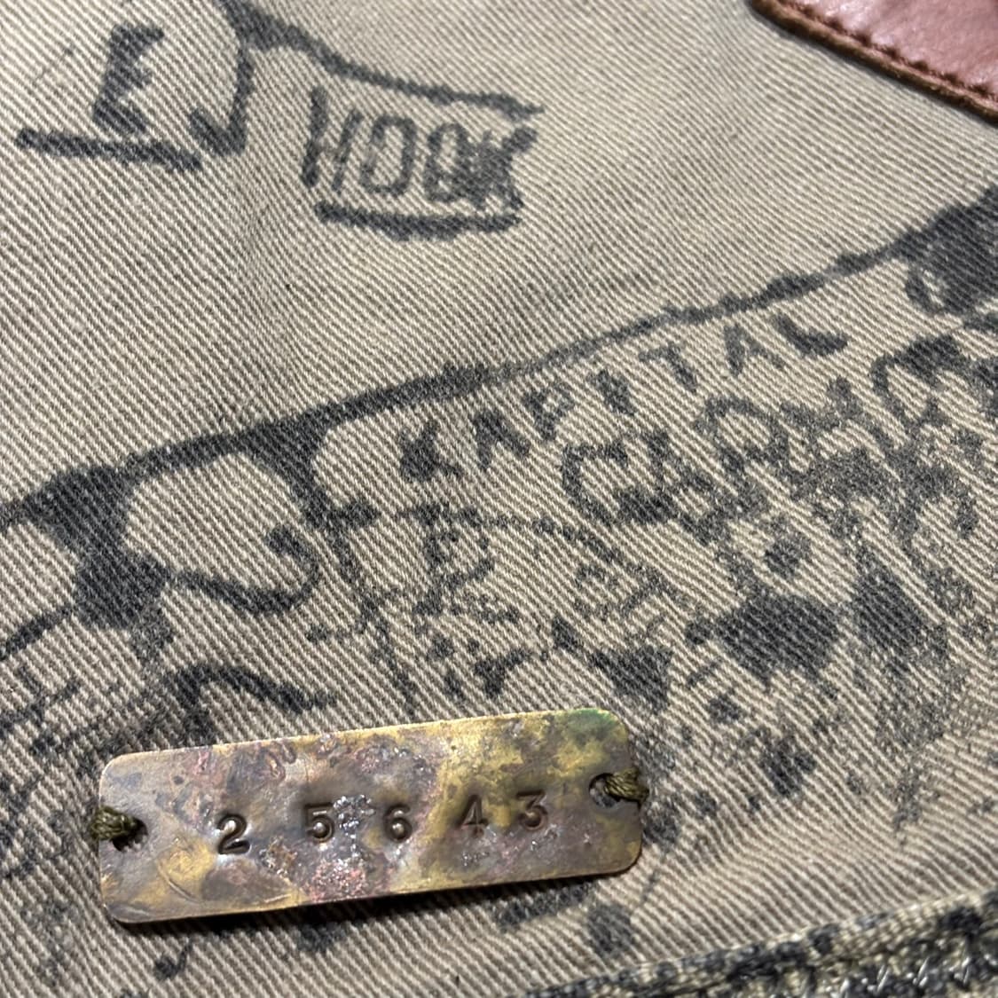 kapital 캐피탈 밀리터리 메신저백 상품이미지2