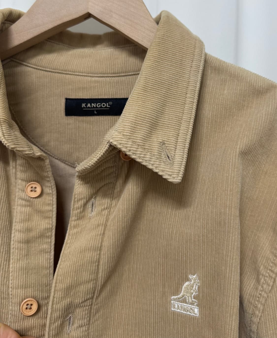 캉골 코듀로이 셔츠 L 상품이미지5