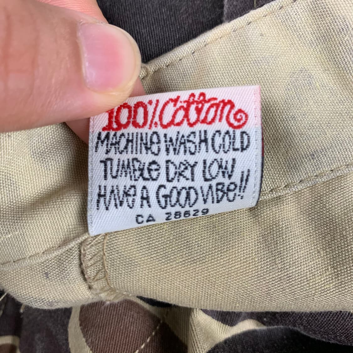 스투시 90's 자수로고 카모플라쥬 카고 하프팬츠  상품이미지6