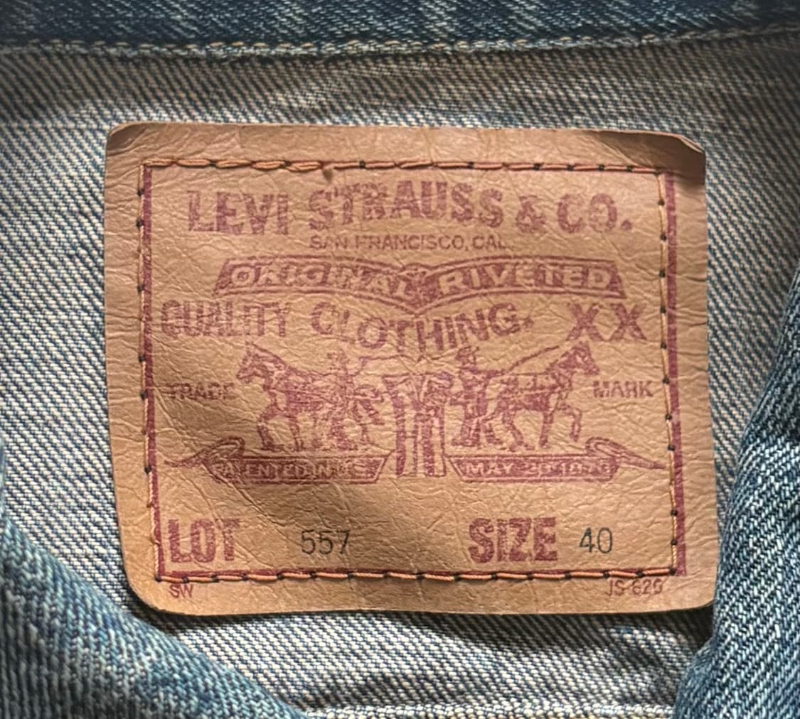 리바이스 90‘s 557 XX Type III 트러커 자켓 상품이미지4