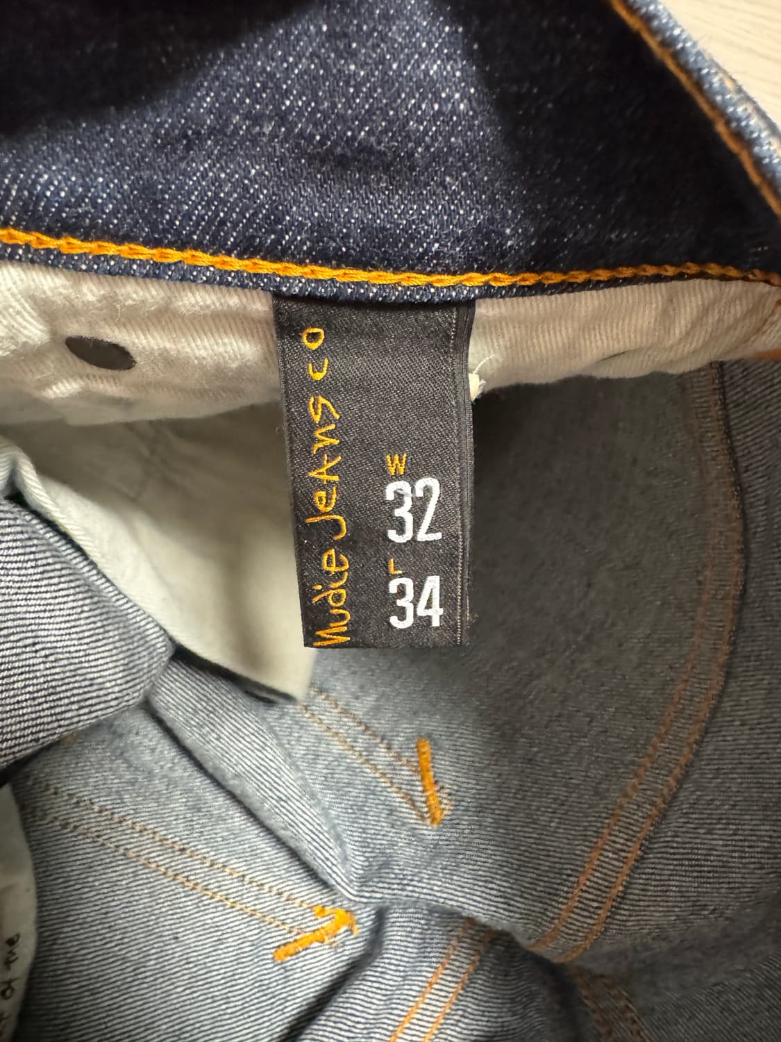 누디진 씬핀 드라이 트윌 청바지 W32 L34 상품이미지5