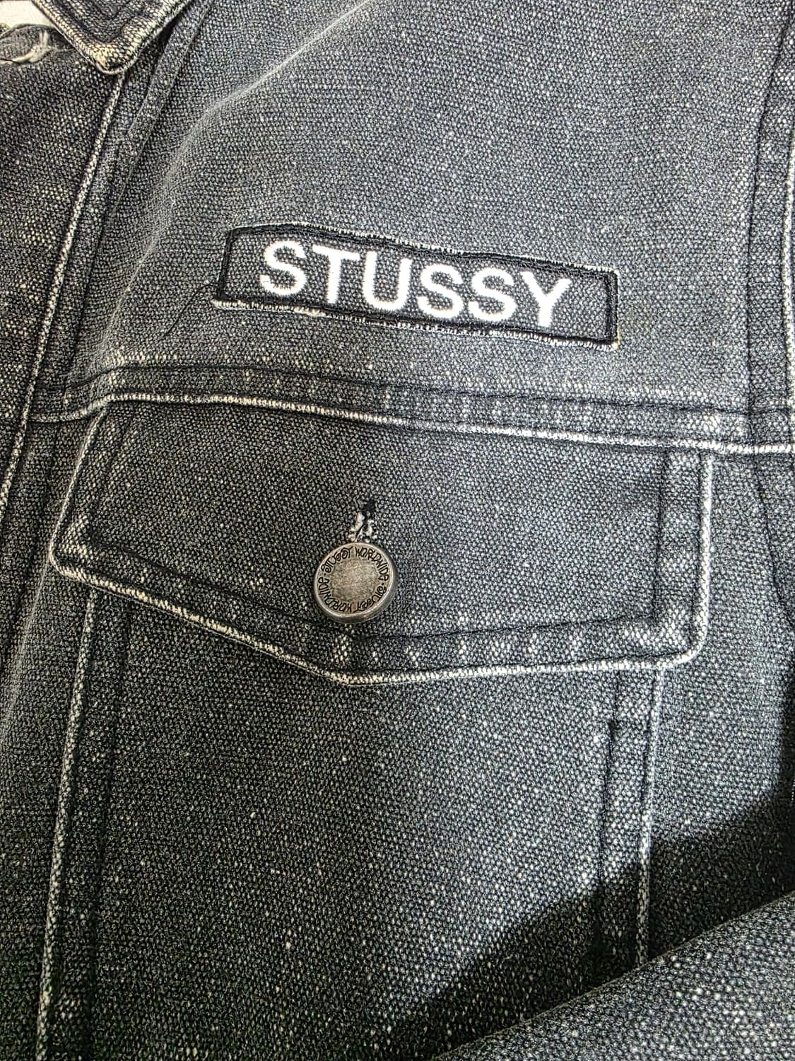 스투시 후면프린팅 트러커 자켓 S 상품이미지6