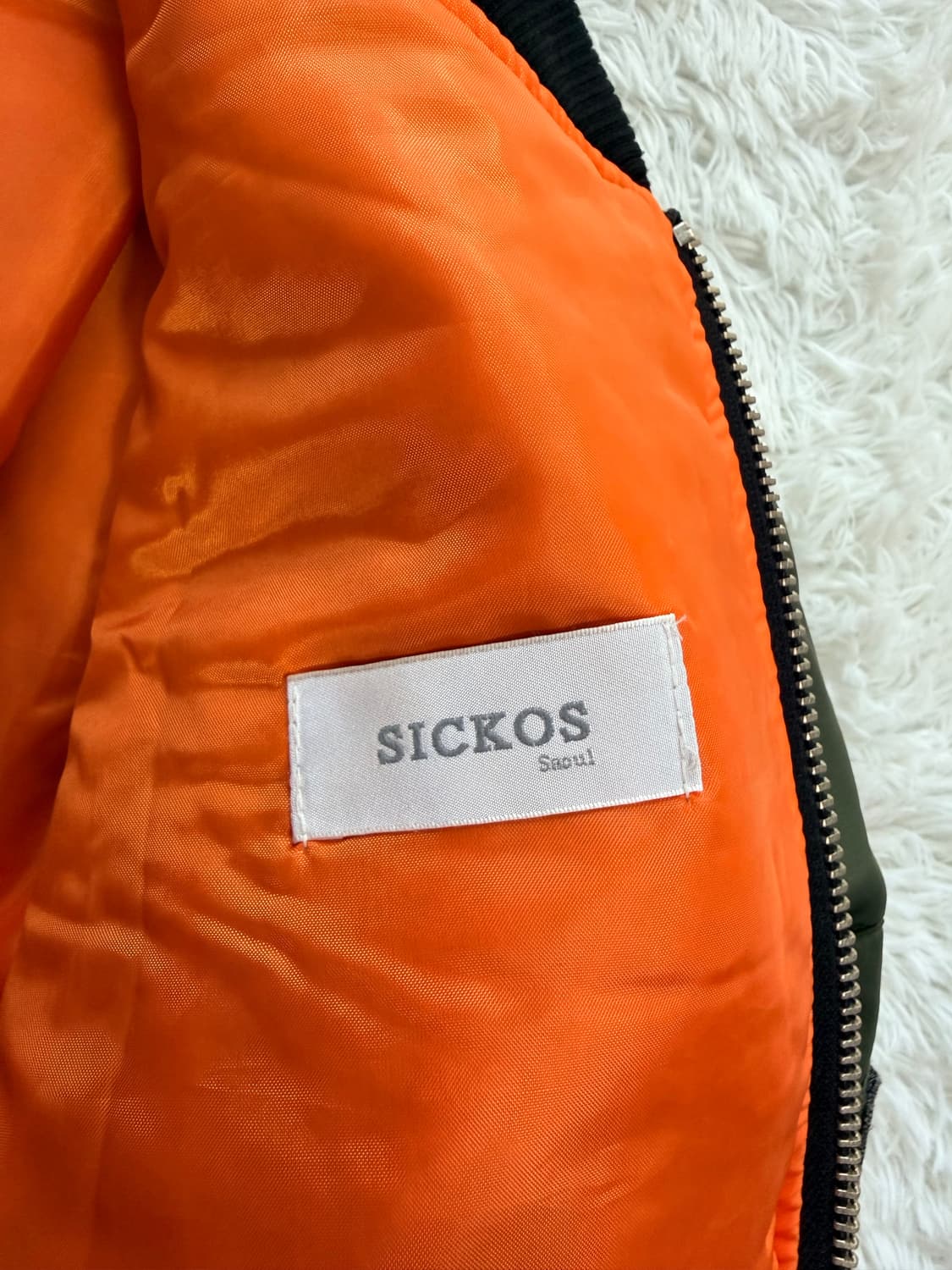 SICKOS 서울 빈티지 항공 점퍼(M) 상품이미지6