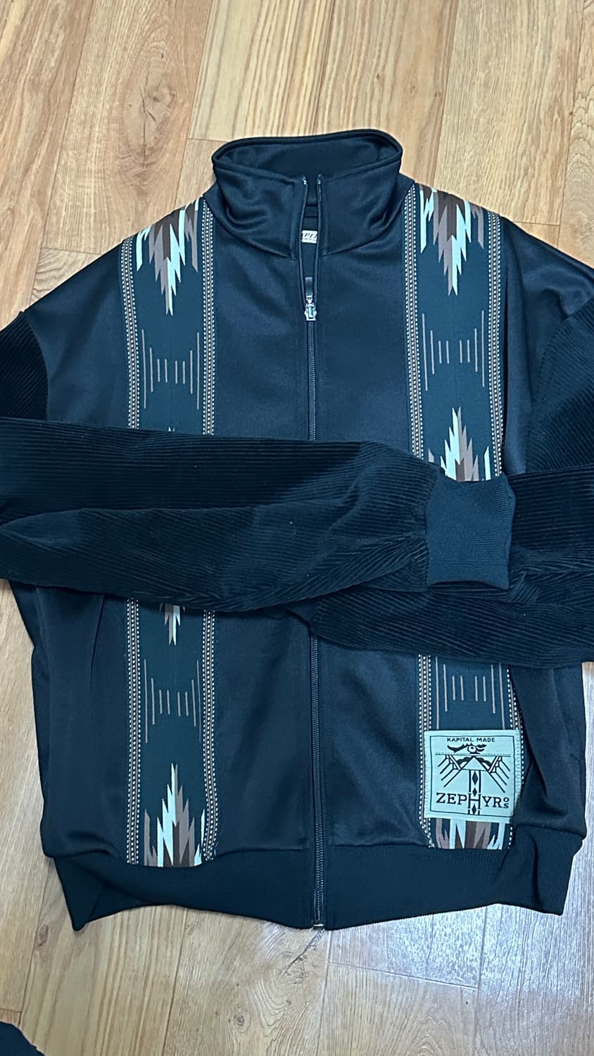 캐피탈 스무스 저지 코치 & 제피르 트랙 자켓 블랙 상품이미지2