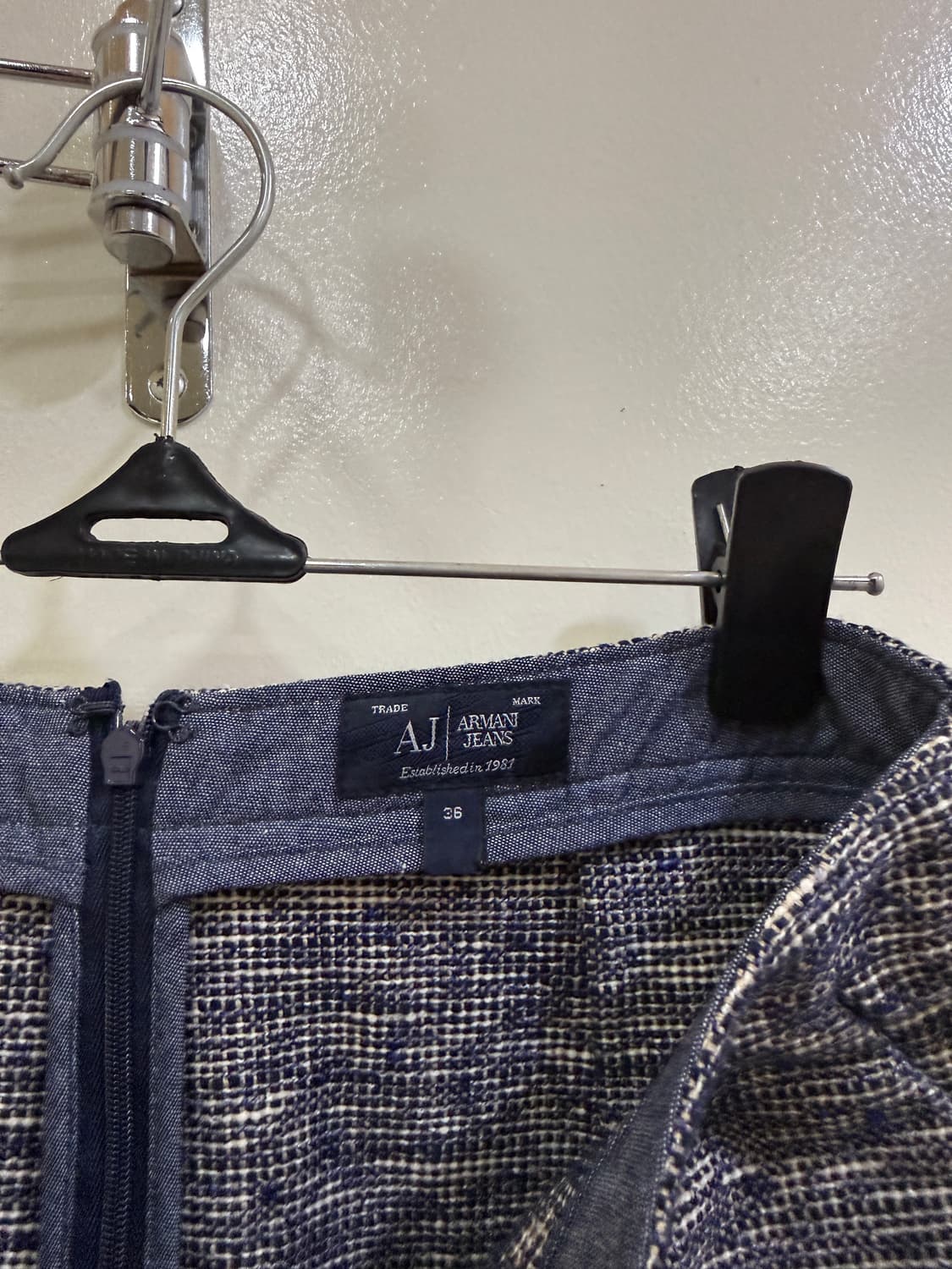 알마니진 트위드 스커트(정품) 상품이미지3