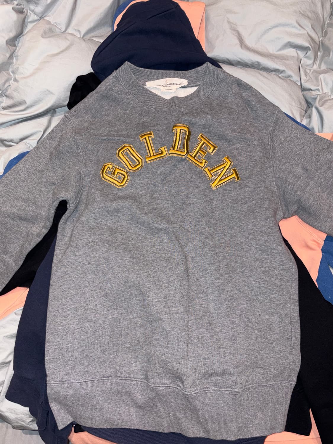 golden goose 그레이 기모 맨투맨 상품이미지1