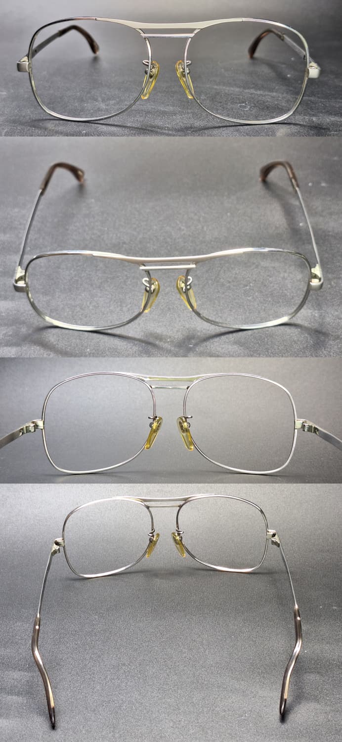 80s 일본제 빈티지 데드스톡 미사용/54mm 안경테 샤르망 NO.205 상품이미지5