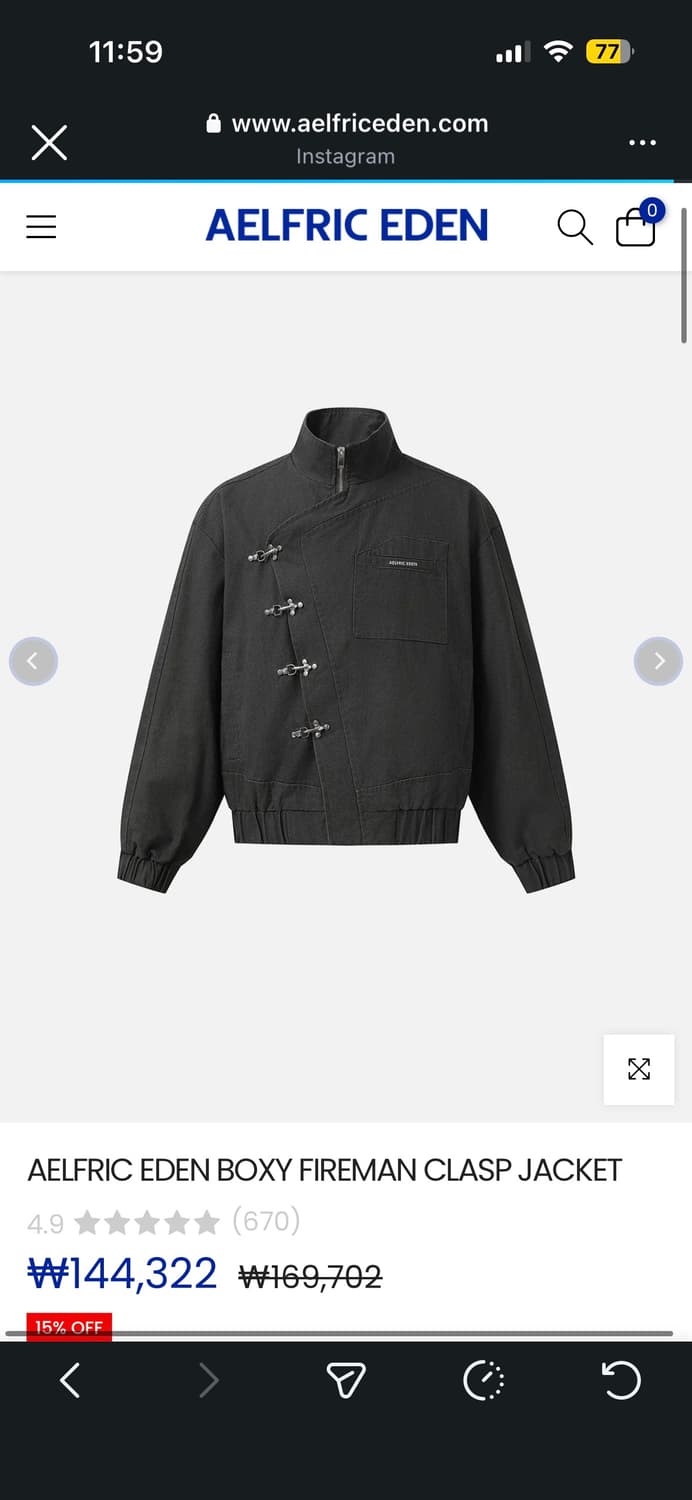 Aelfriceden 엘프릭에덴 자켓 상품이미지1