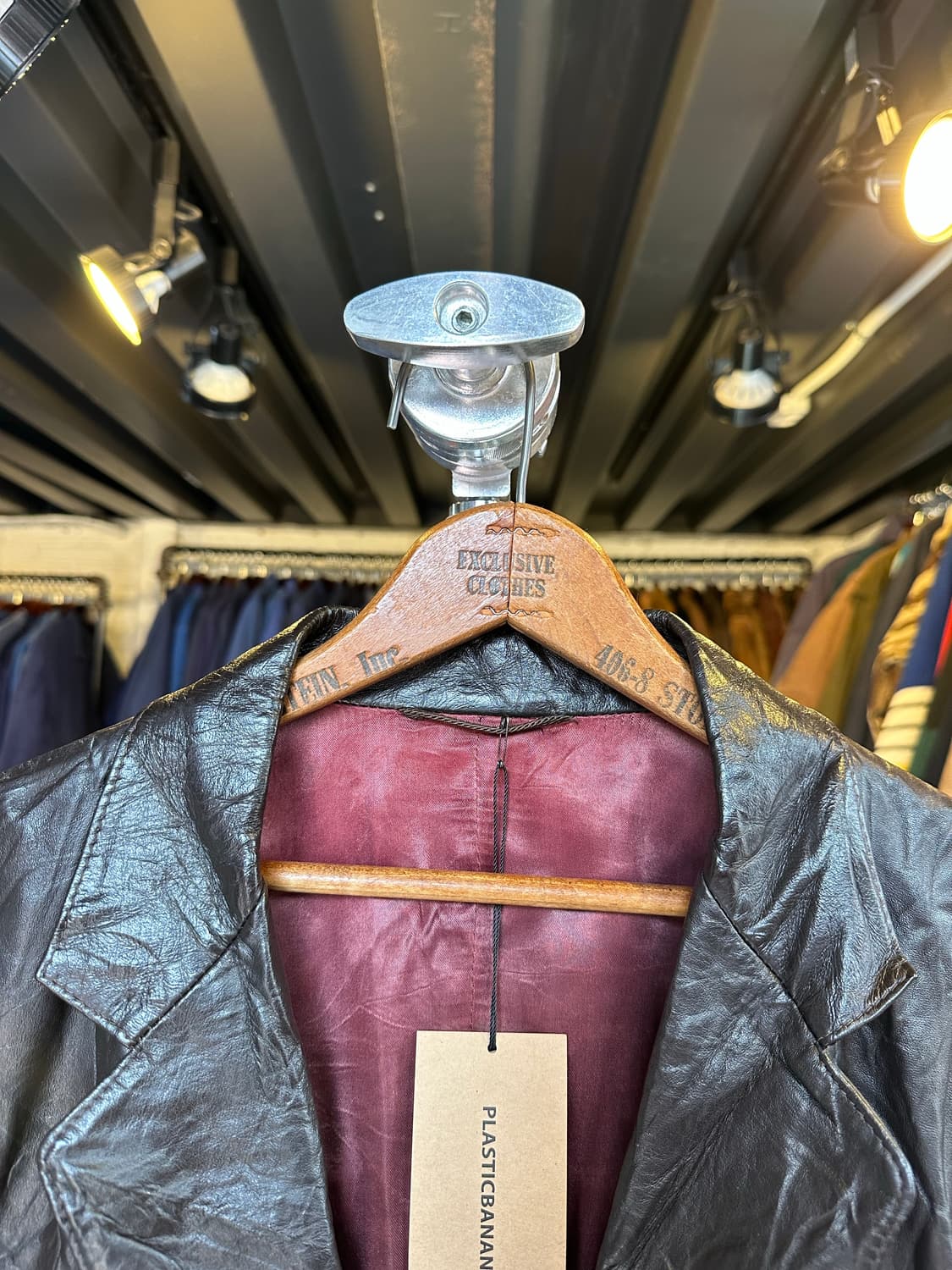 90s 리얼 레더 웨스턴 레더 블레이져 자켓 상품이미지3