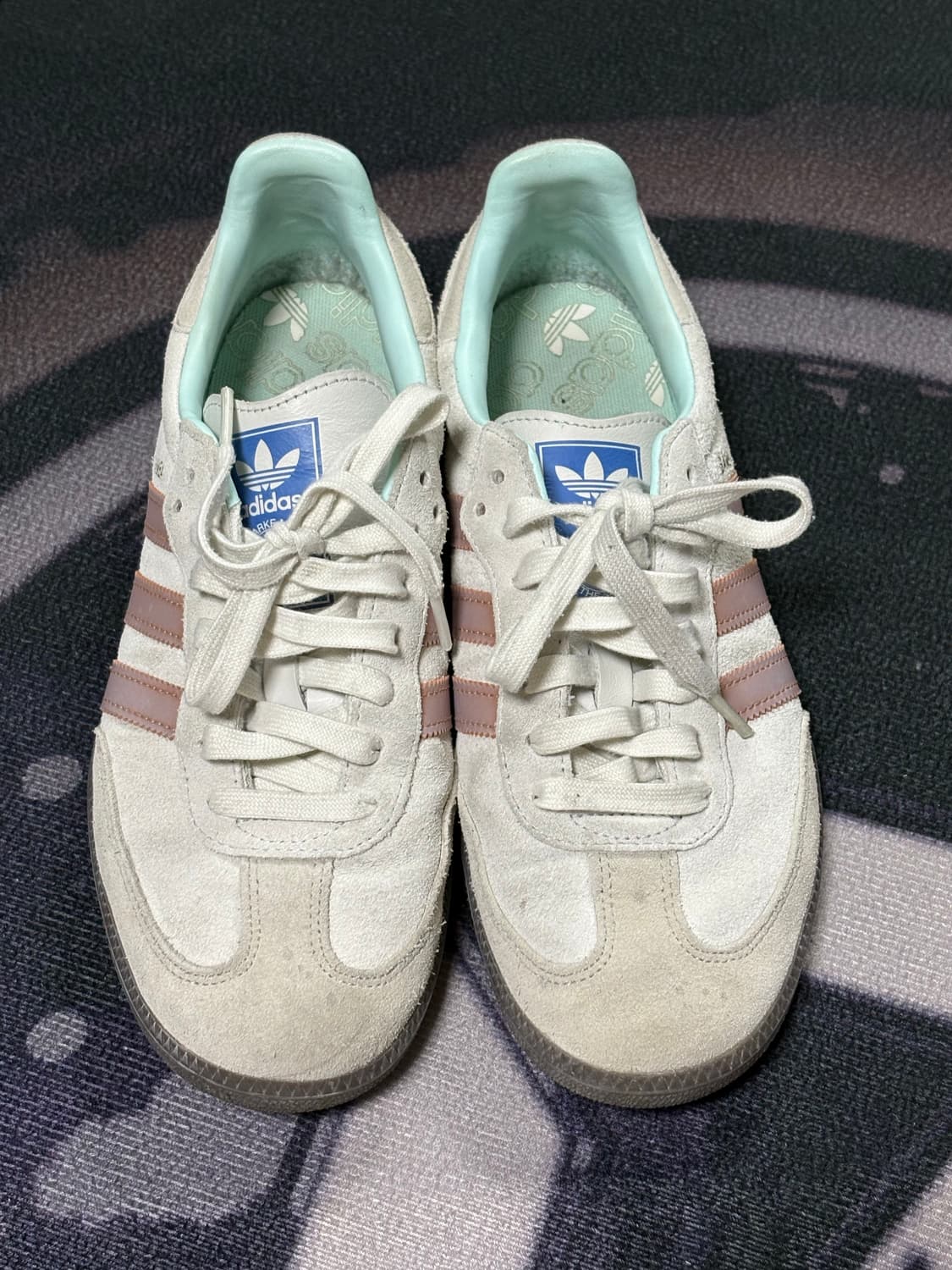 아디다스 삼바 OG 크리스탈 화이트 클레이 스트라타 상품이미지1