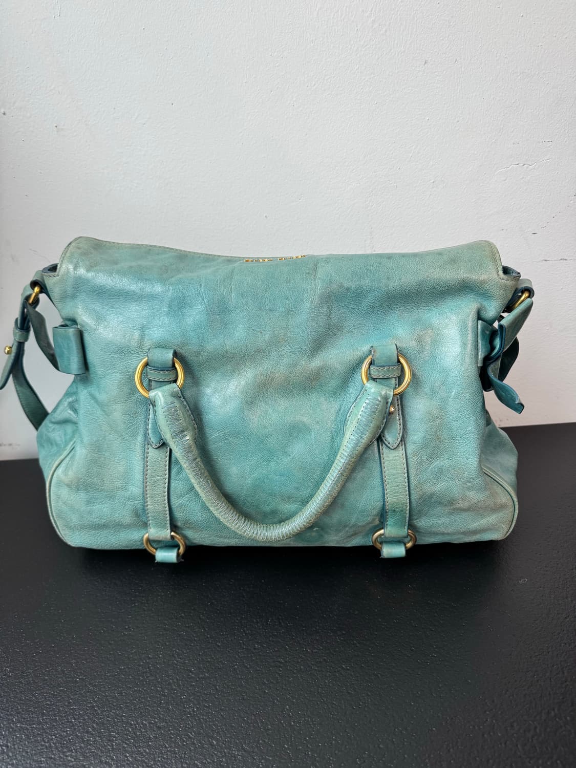 미우미우 비텔로 럭스 사첼 2way백(정품) 상품이미지5