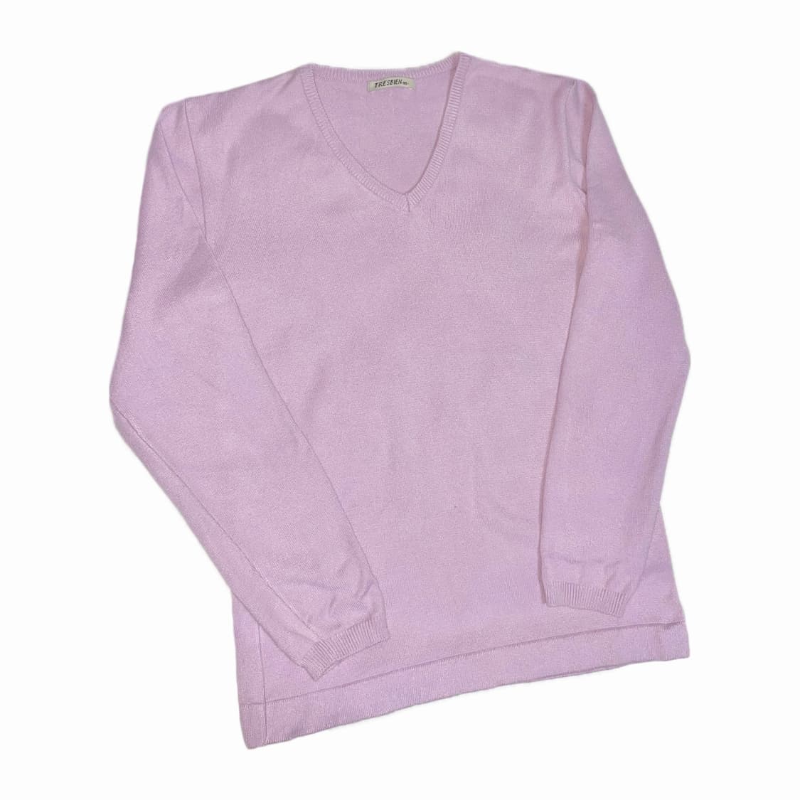 트레비앙 라벤더 브이넥 니트 상품이미지1